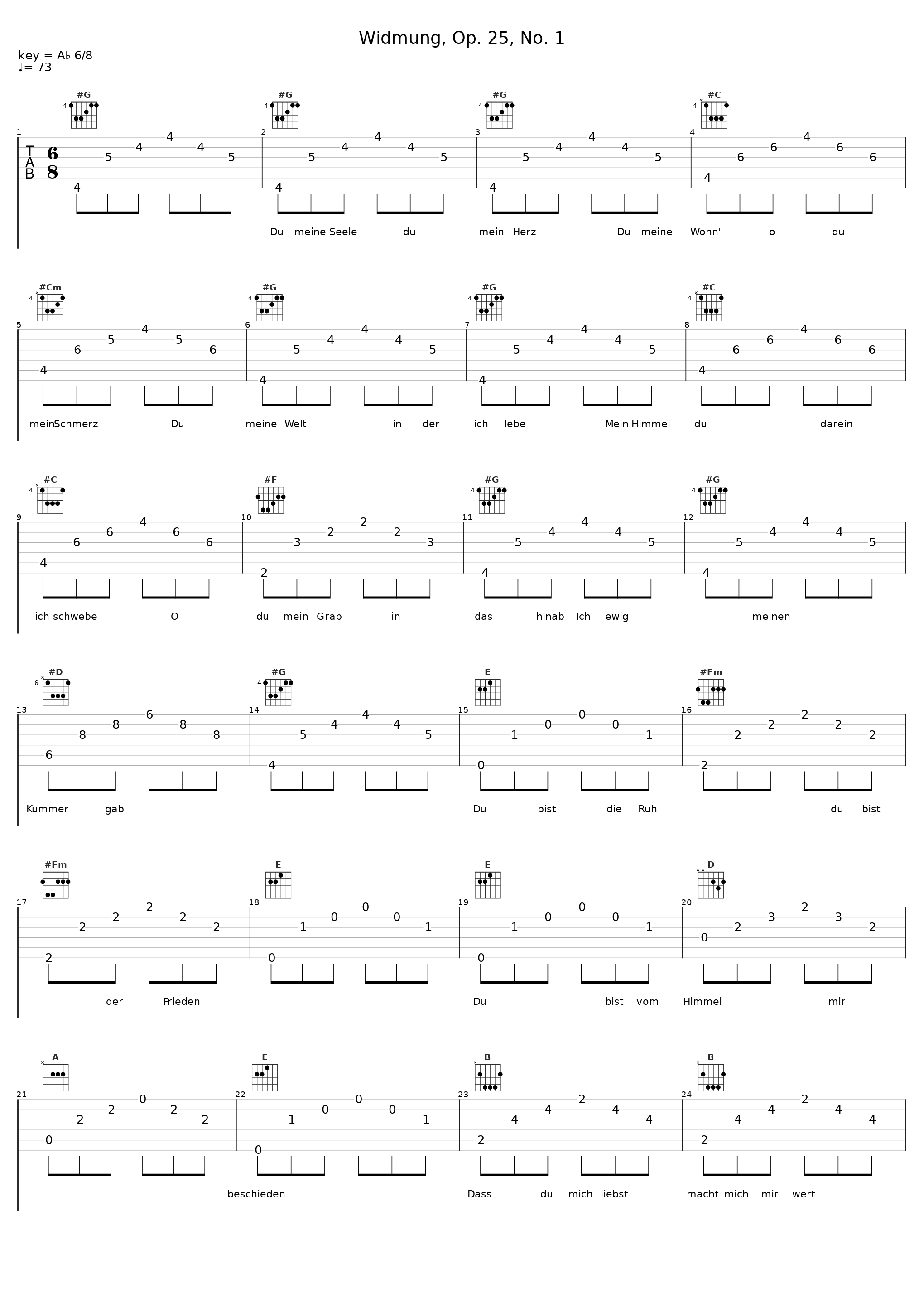 Widmung, Op. 25, No. 1_Jonas Kaufmann,Helmut Deutsch_1