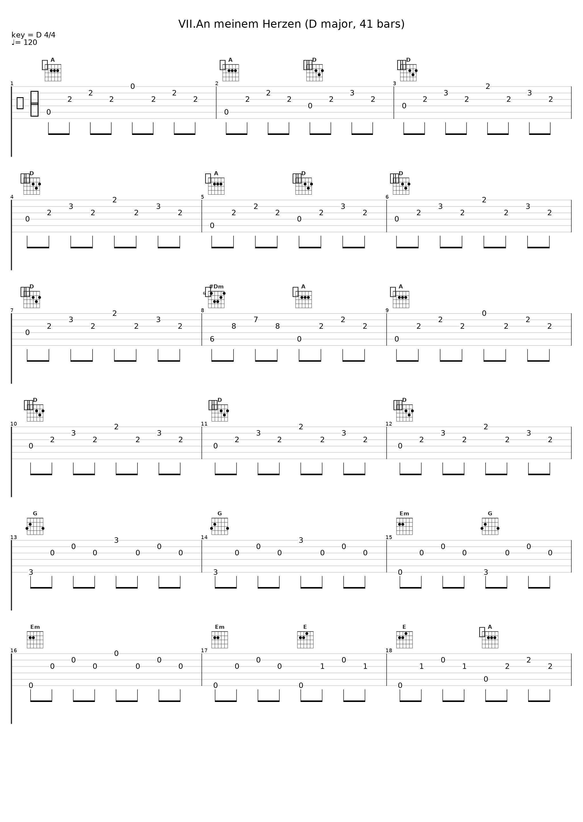 VII.An meinem Herzen (D major, 41 bars)_Dorothea Roschmann,內田光子_1