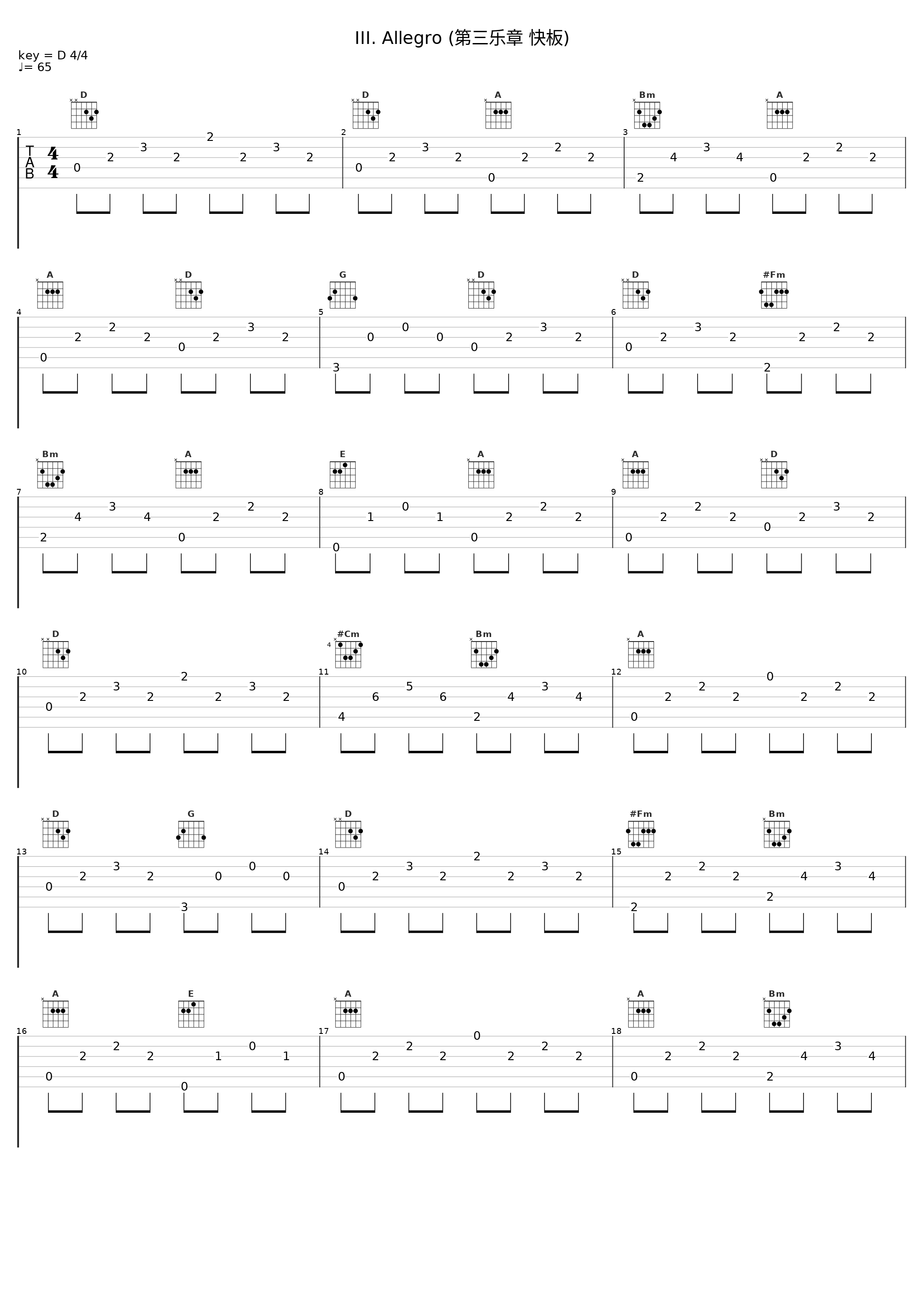 III. Allegro (第三乐章 快板)_Classical Artists_1
