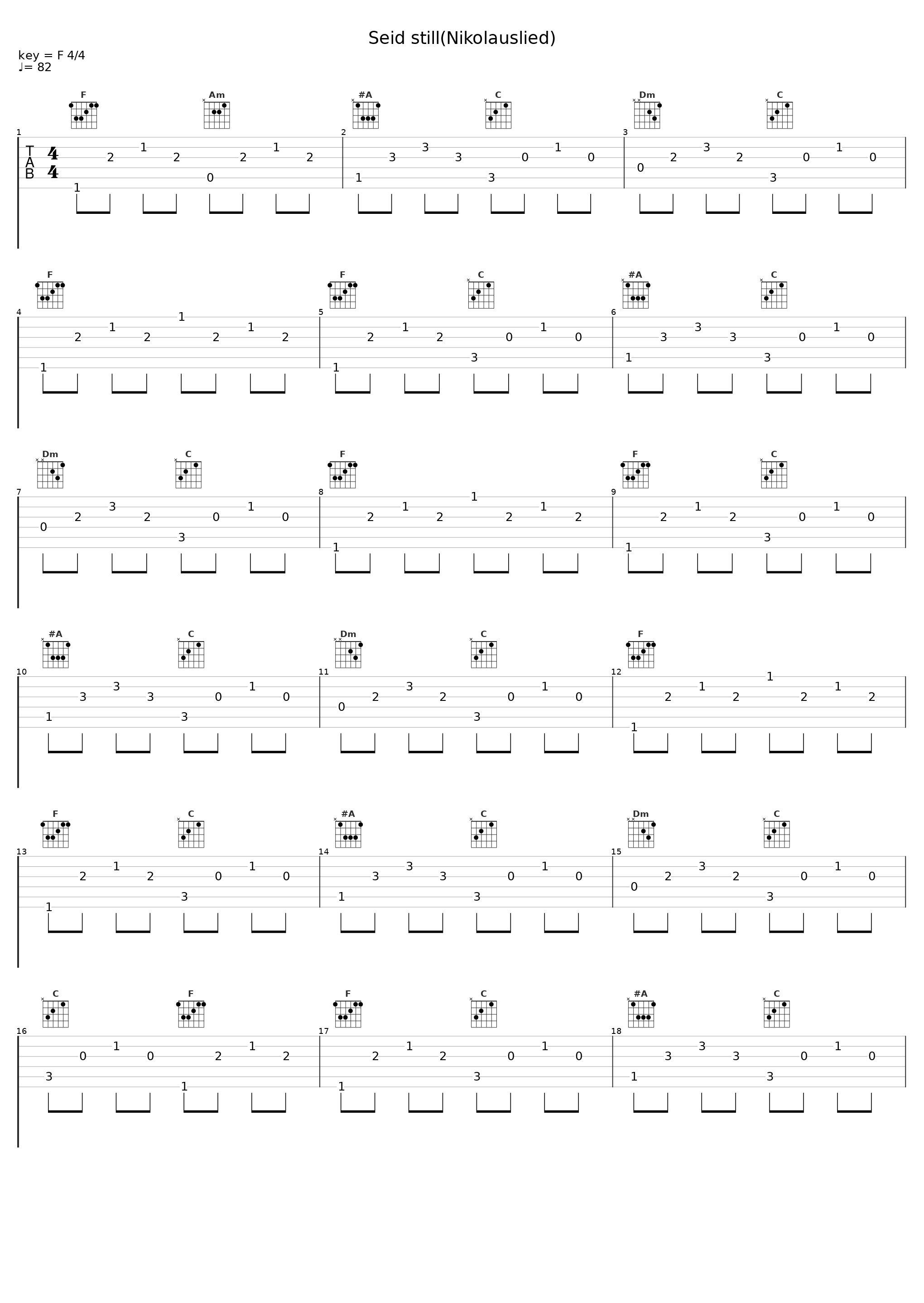 Seid still(Nikolauslied)_Reinhard Horn_1