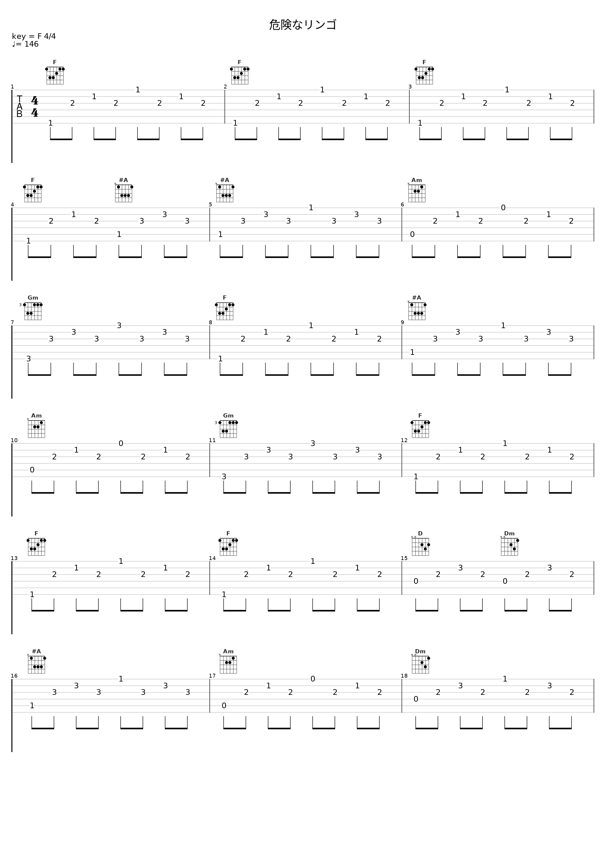 危険なリンゴ_THE ALFEE_1