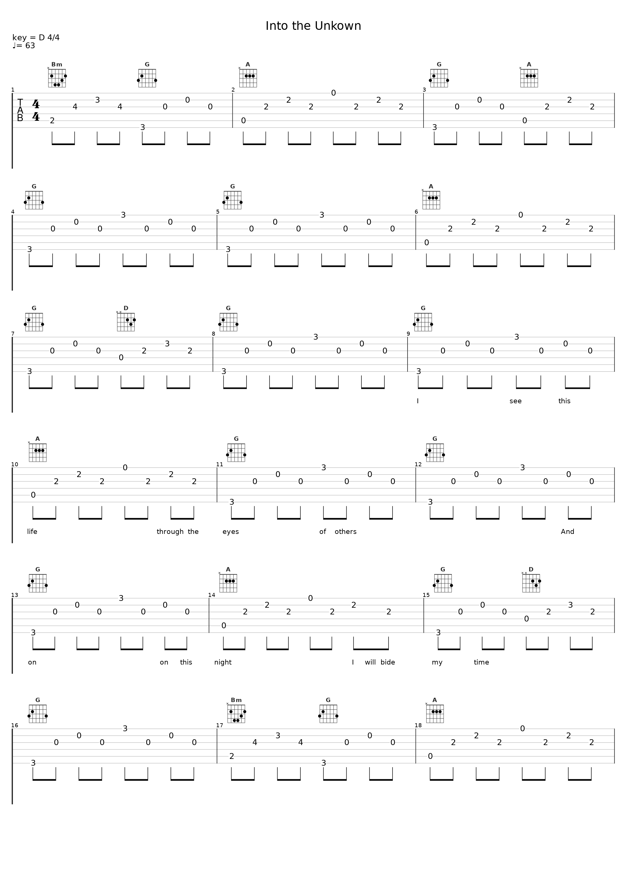 Into the Unkown_Blackchords_1