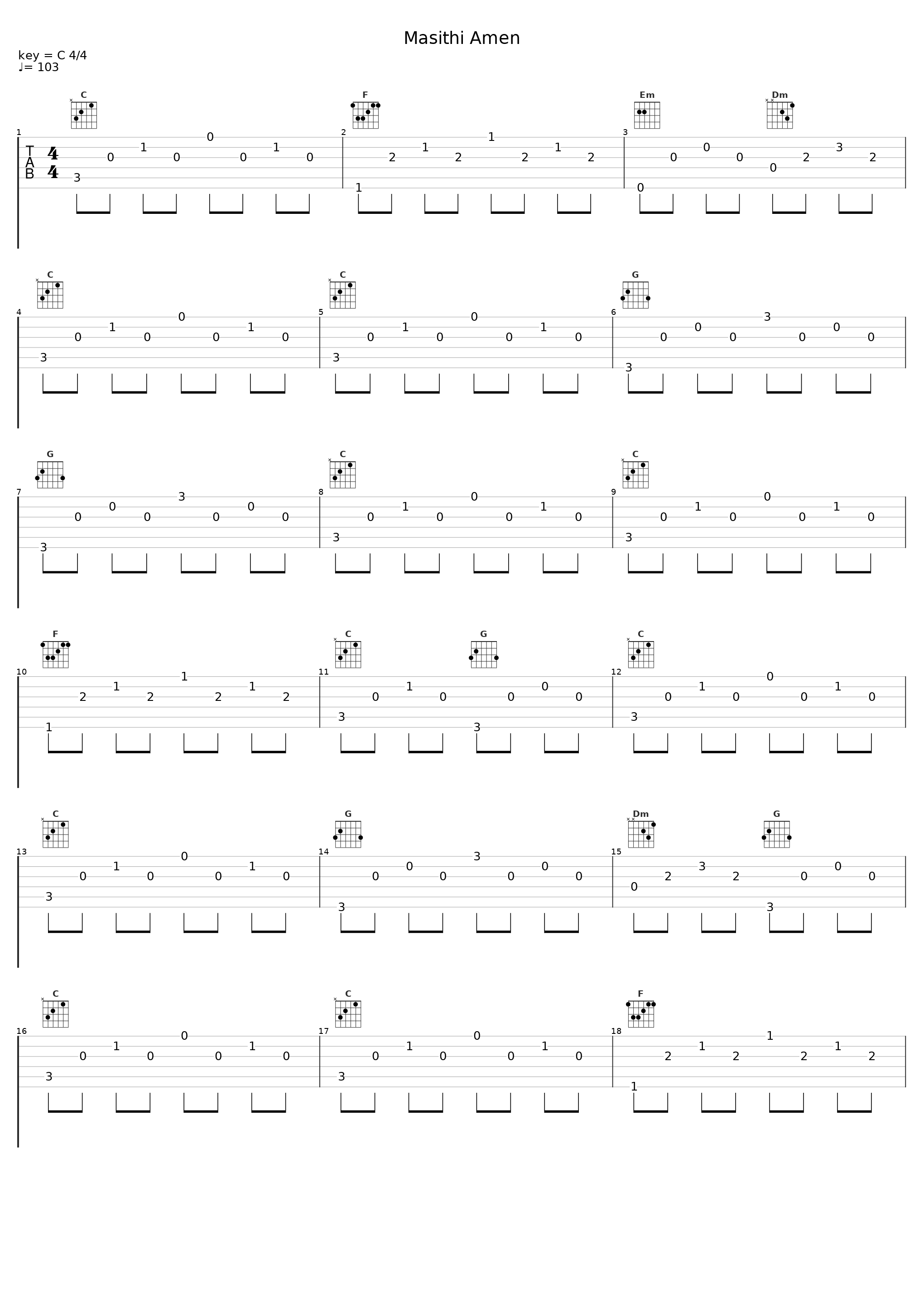 Masithi Amen_Reinhard Horn_1