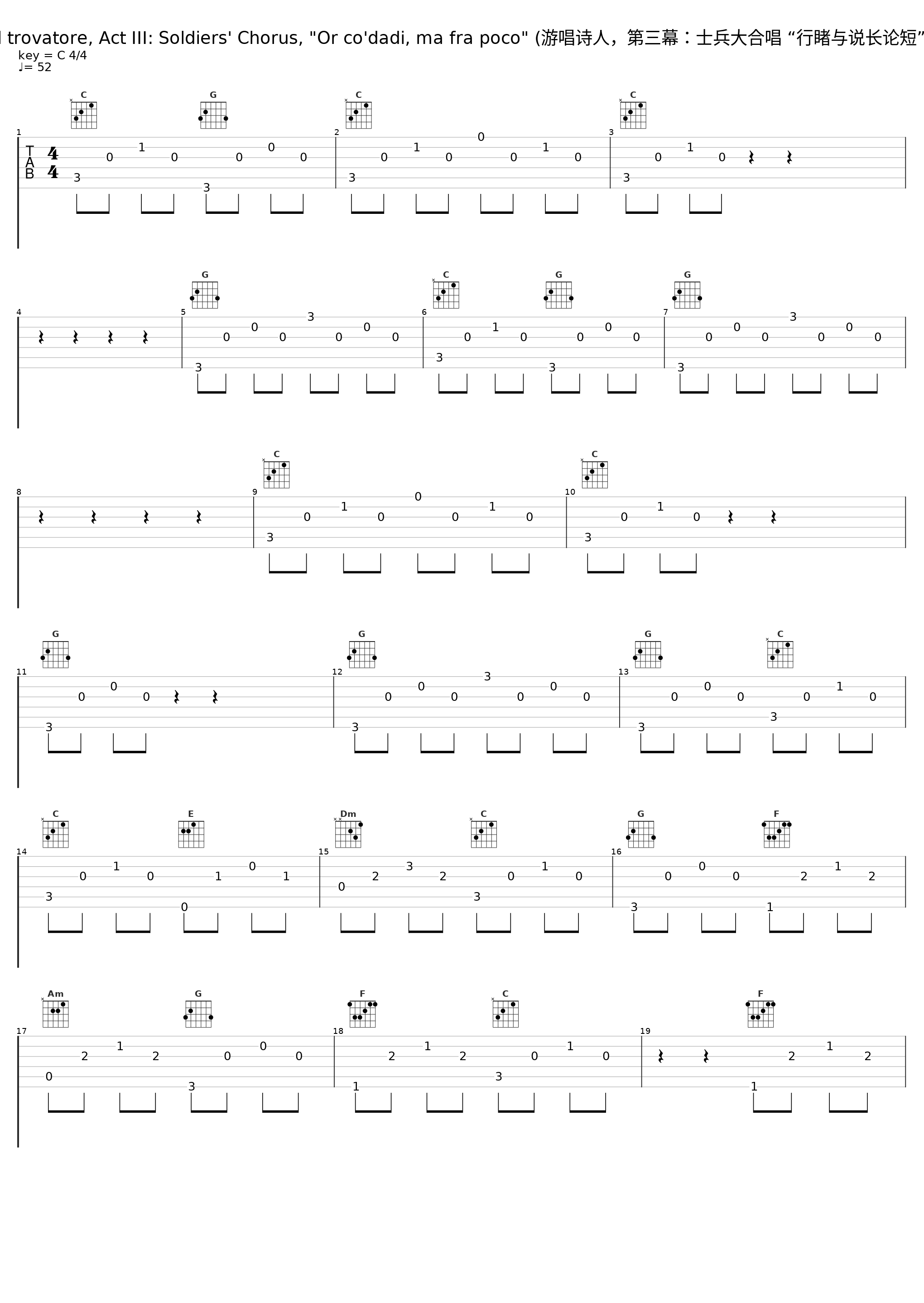 Il trovatore, Act III: Soldiers' Chorus, "Or co'dadi, ma fra poco" (游唱诗人，第三幕：士兵大合唱 “行睹与说长论短”)_Oliver Dohnányi,Slovak Philharmonic Choir,Slovak Radio Symphony Orchestra_1