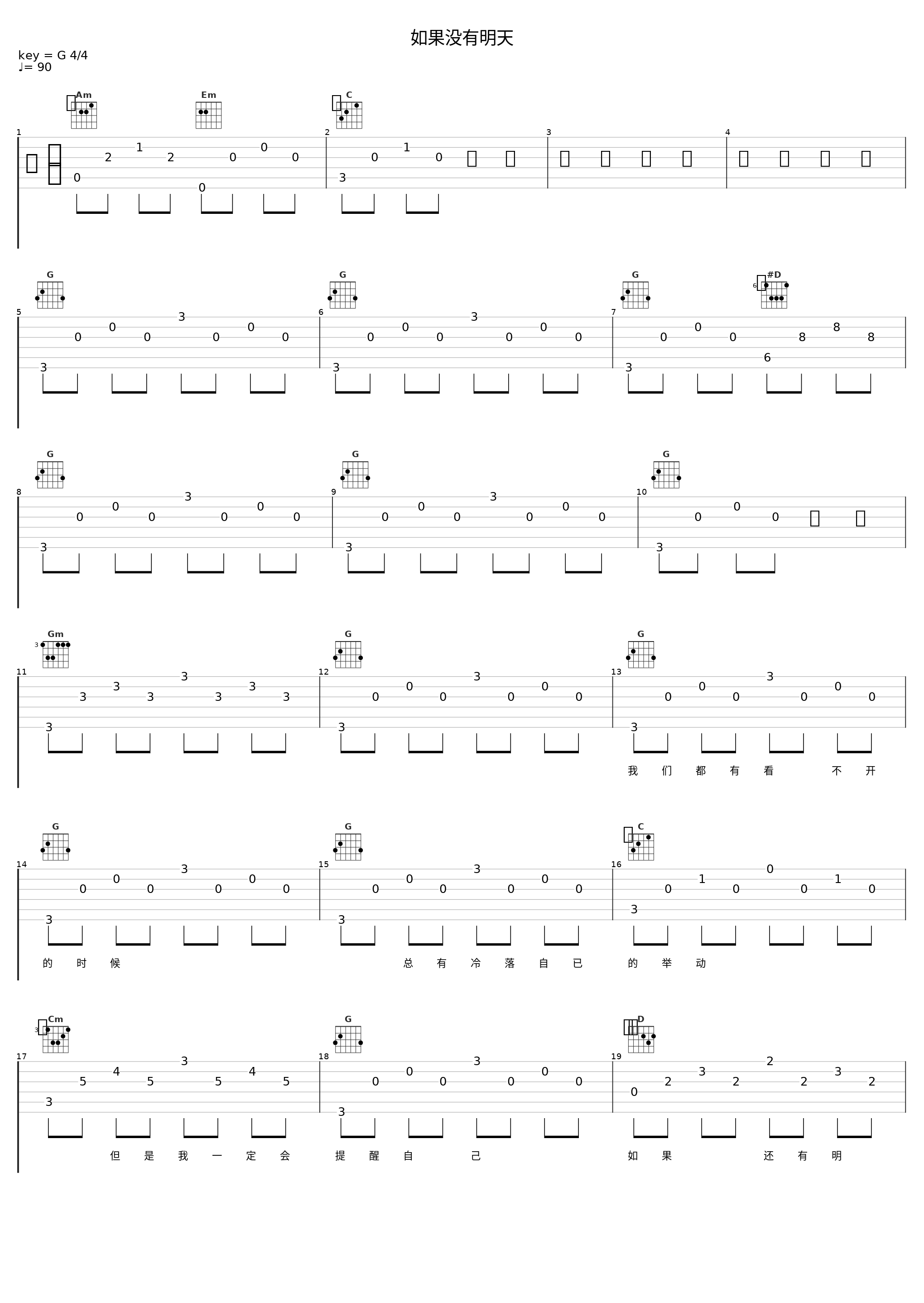 如果没有明天_信乐团_1