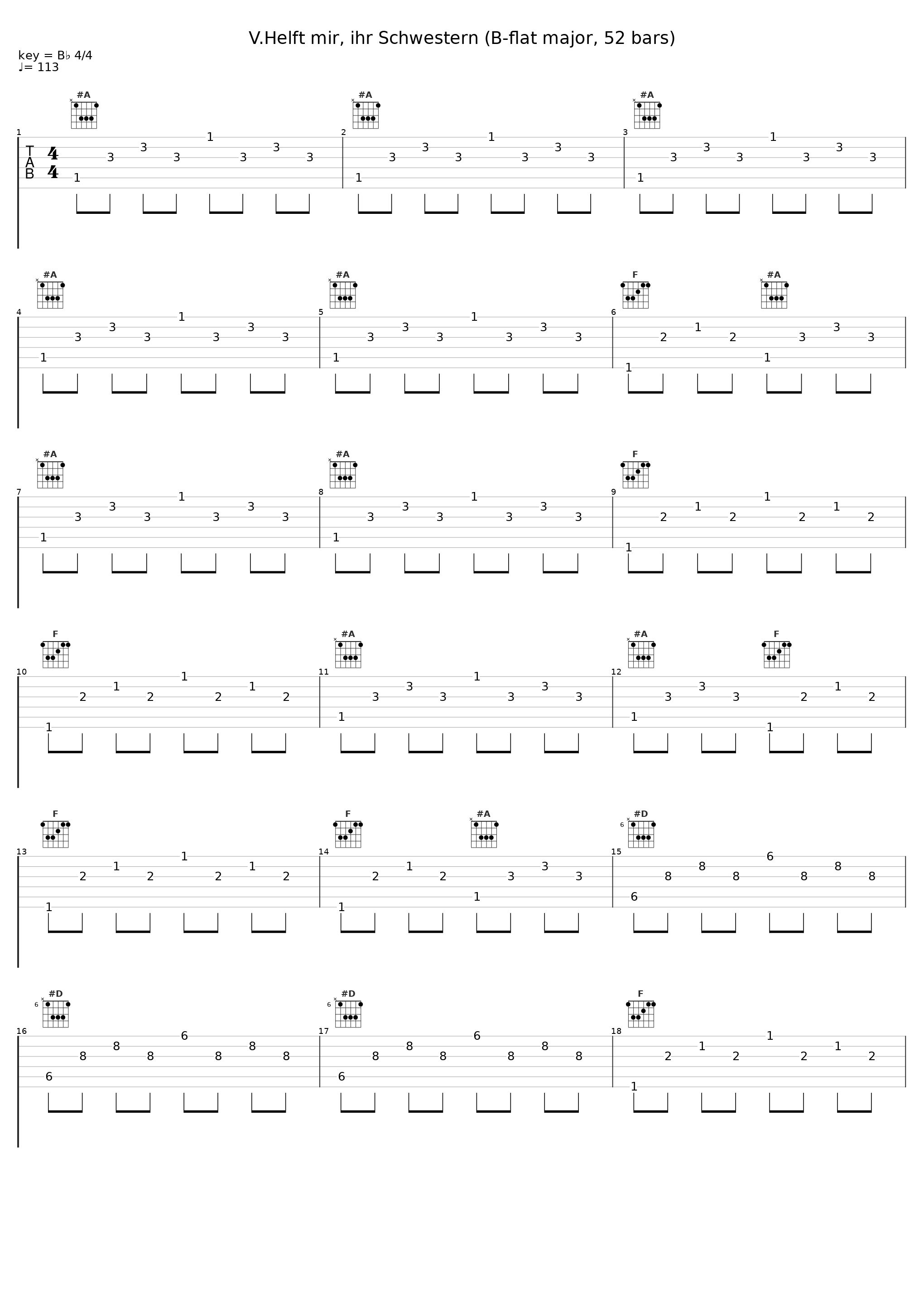 V.Helft mir, ihr Schwestern (B-flat major, 52 bars)_Dorothea Roschmann,內田光子_1