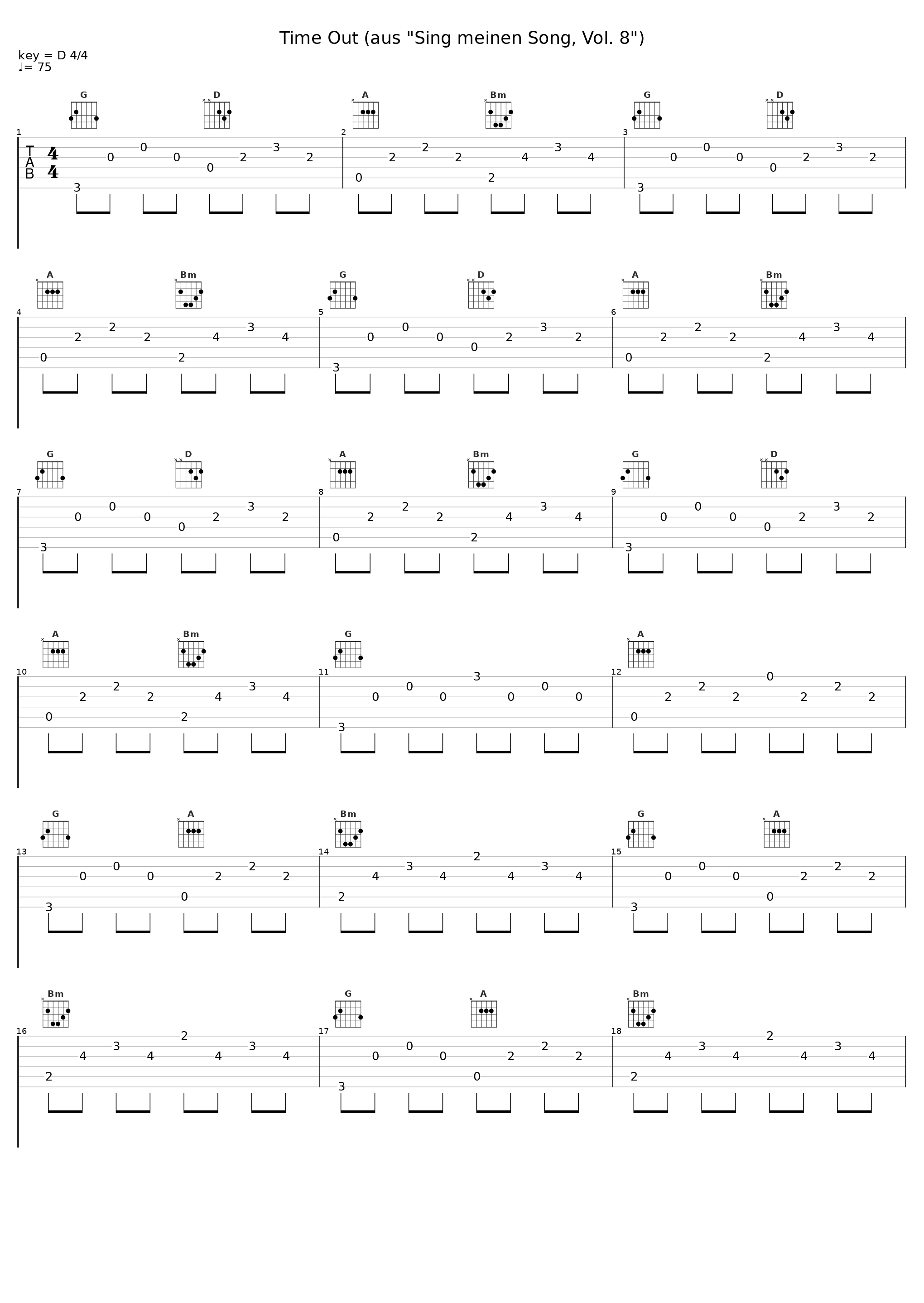Time Out (aus "Sing meinen Song, Vol. 8")_Johannes Oerding_1