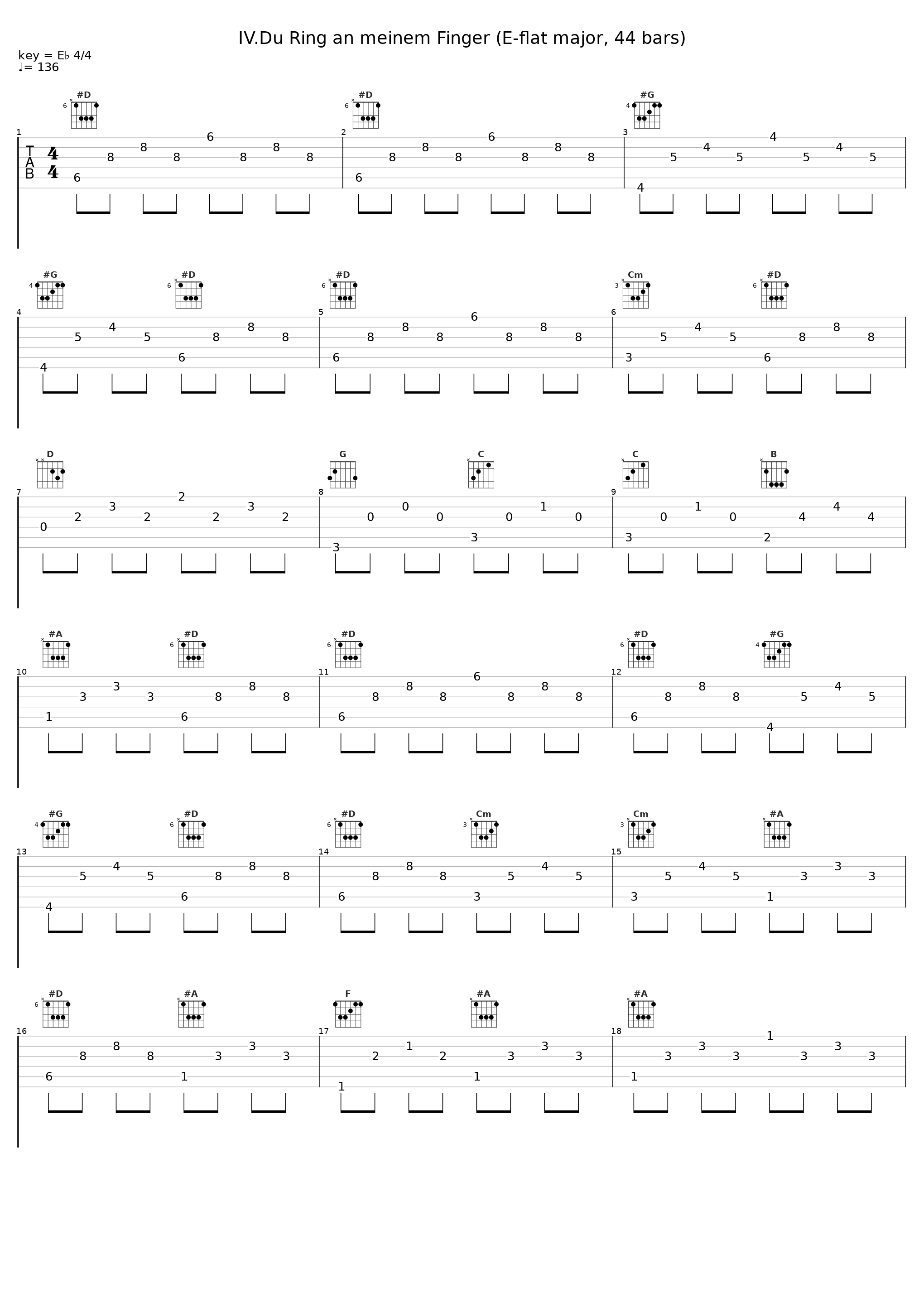 IV.Du Ring an meinem Finger (E-flat major, 44 bars)_Dorothea Roschmann,內田光子_1