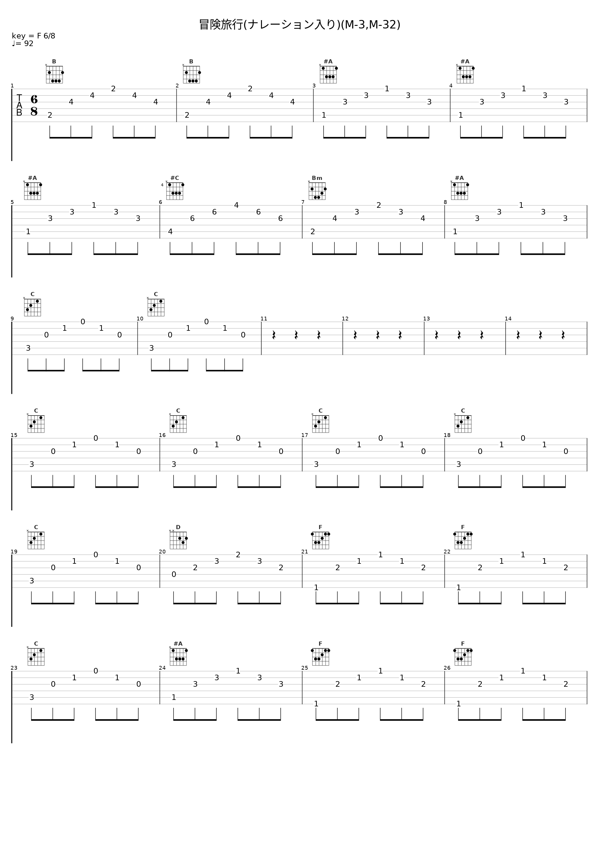 冒険旅行(ナレーション入り)(M-3,M-32)_田中公平,松岡洋子,安達忍_1