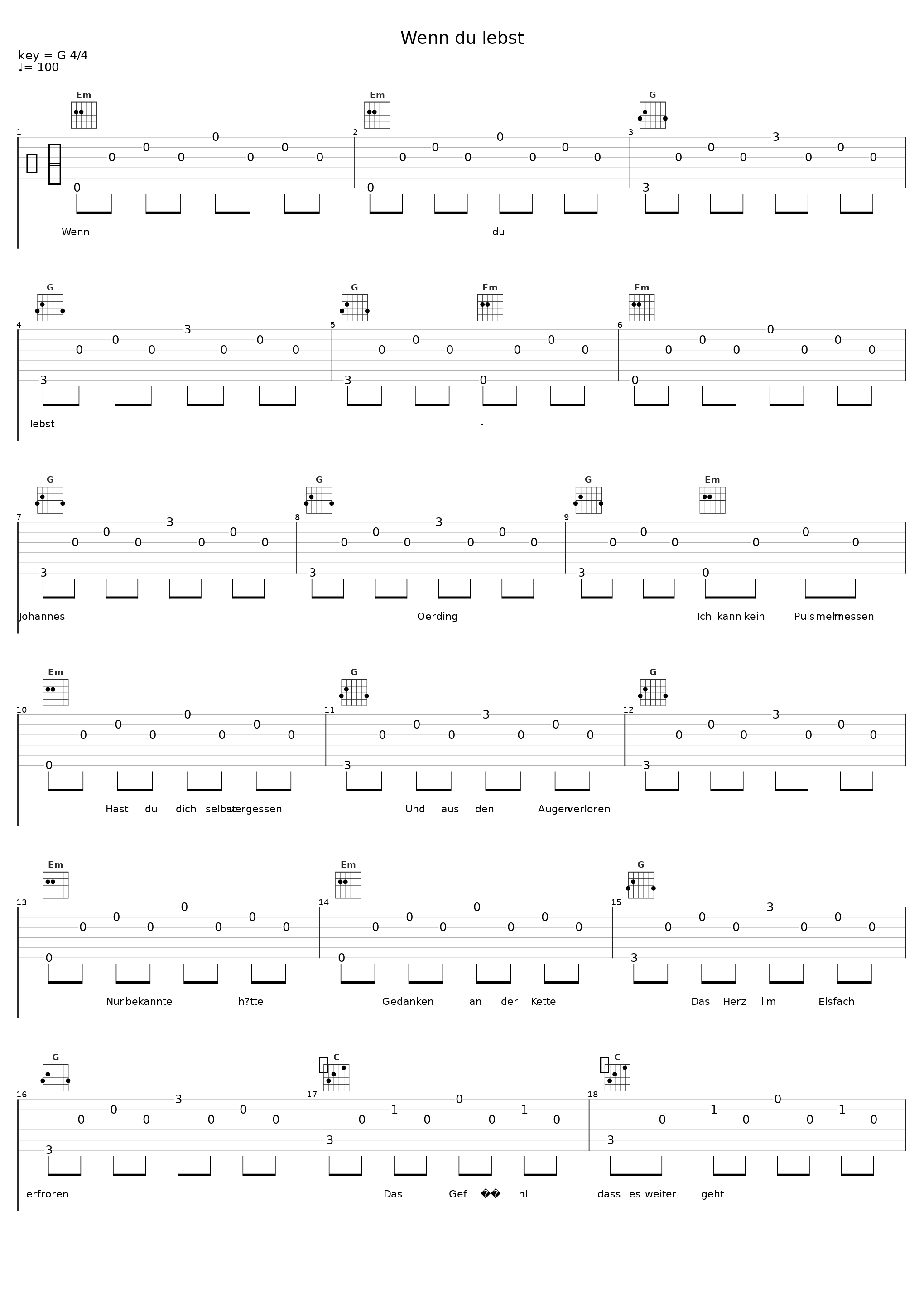 Wenn du lebst_Johannes Oerding_1