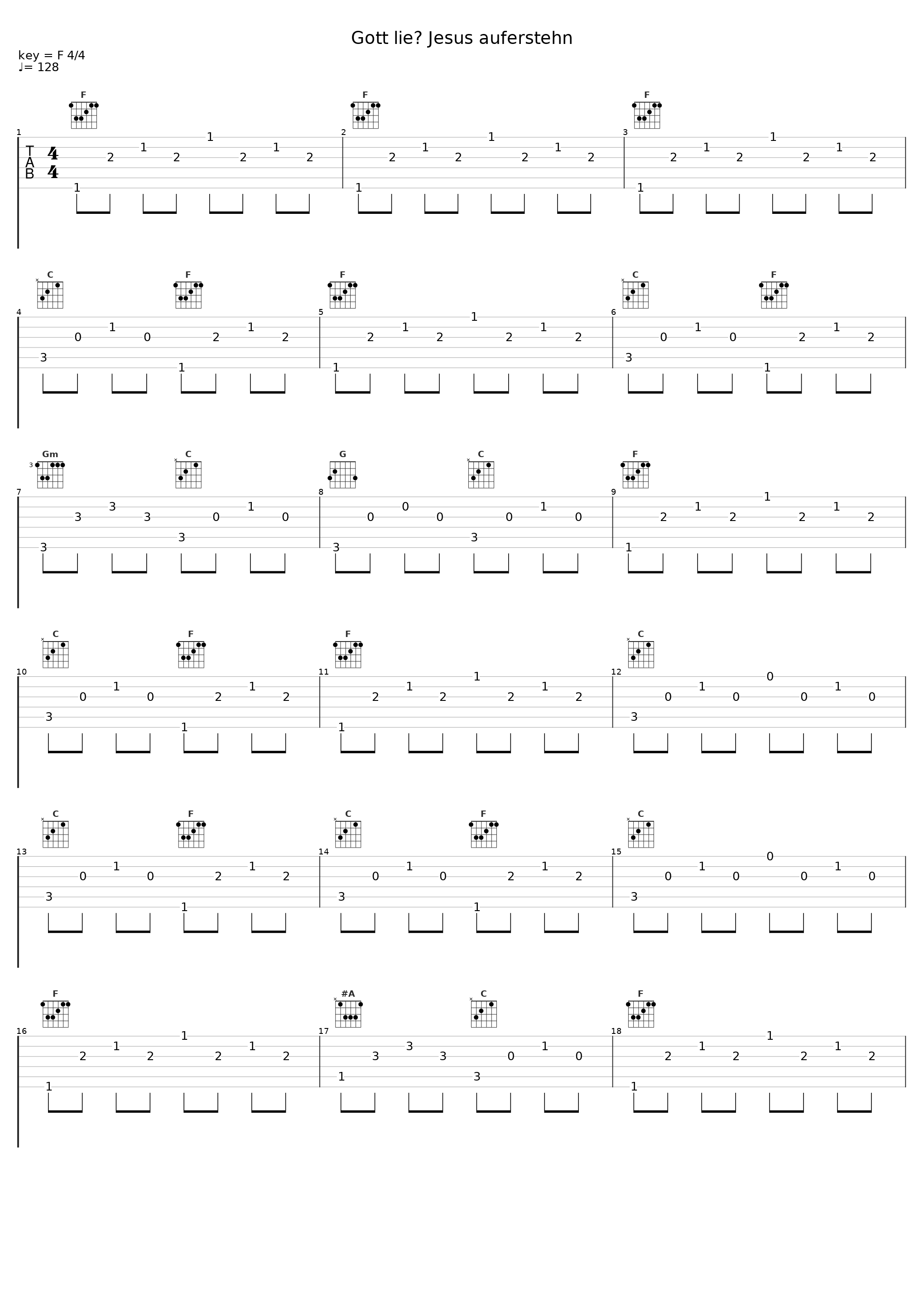 Gott ließ Jesus auferstehn_Reinhard Horn_1