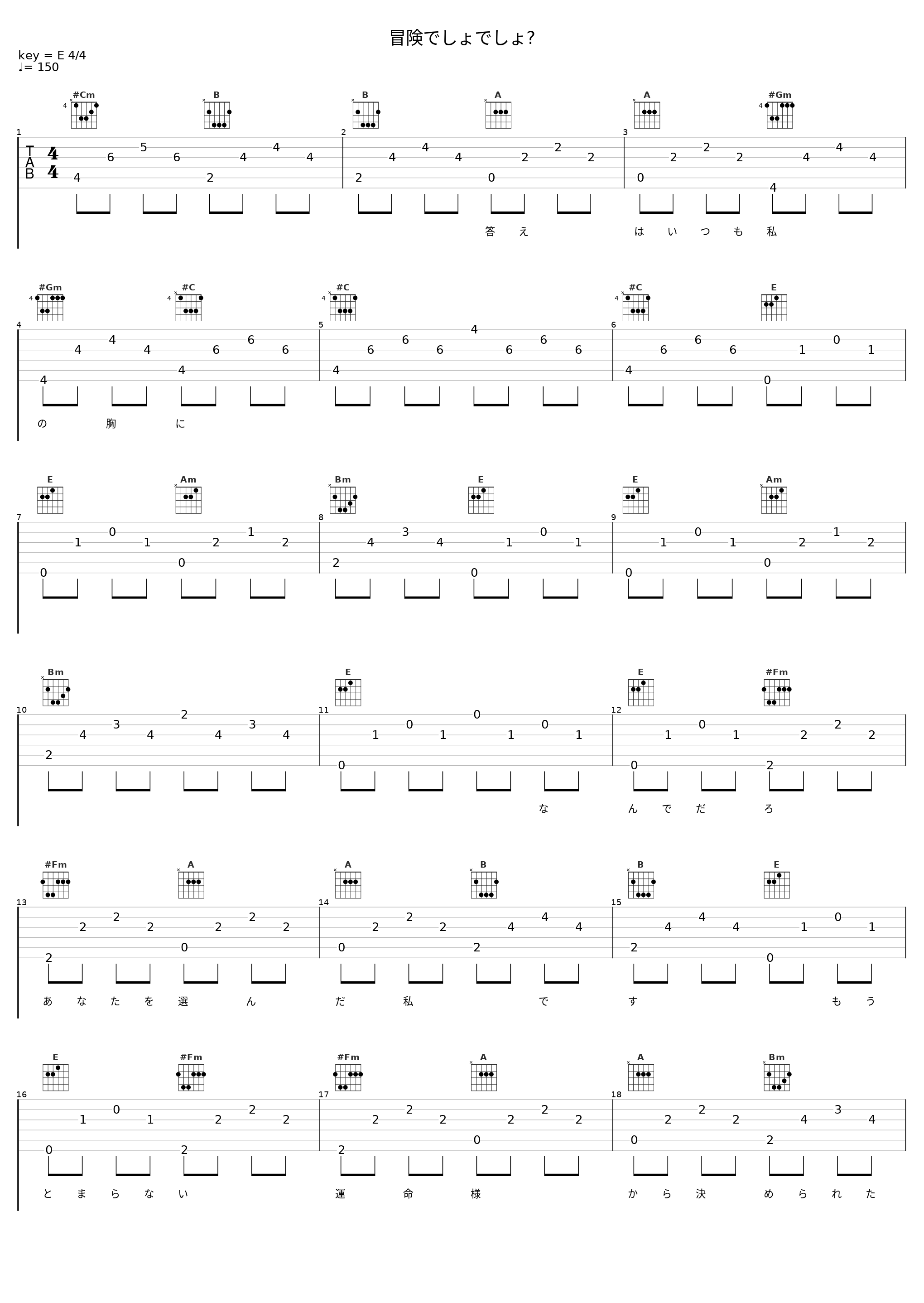 冒険でしょでしょ?_平野绫_1