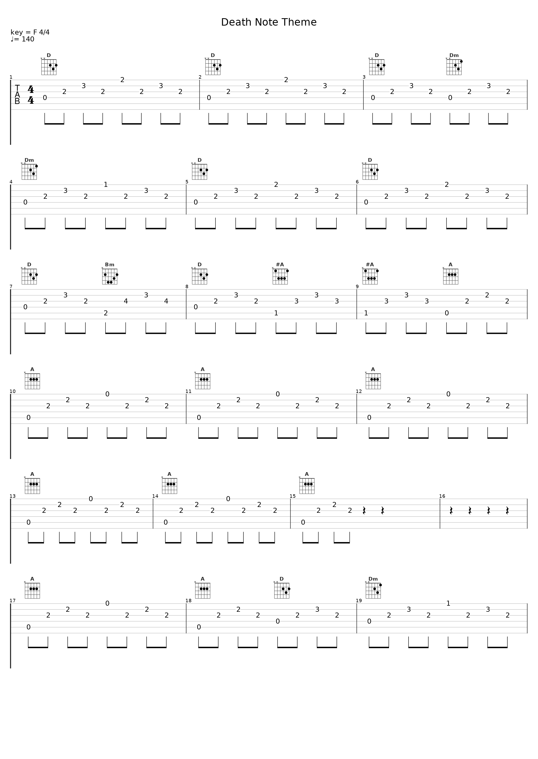 Death Note Theme_平野義久_1