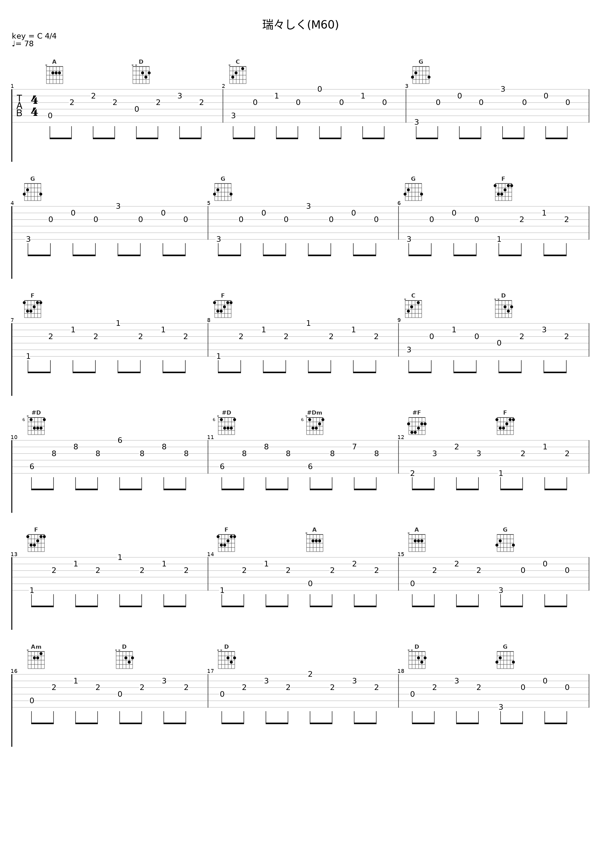 瑞々しく(M60)_田中公平_1