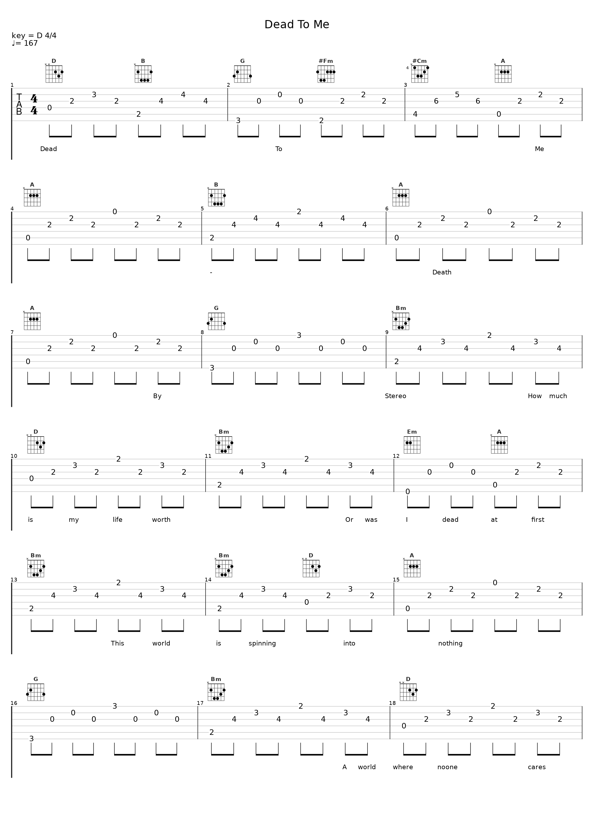 Dead To Me_Death By Stereo_1