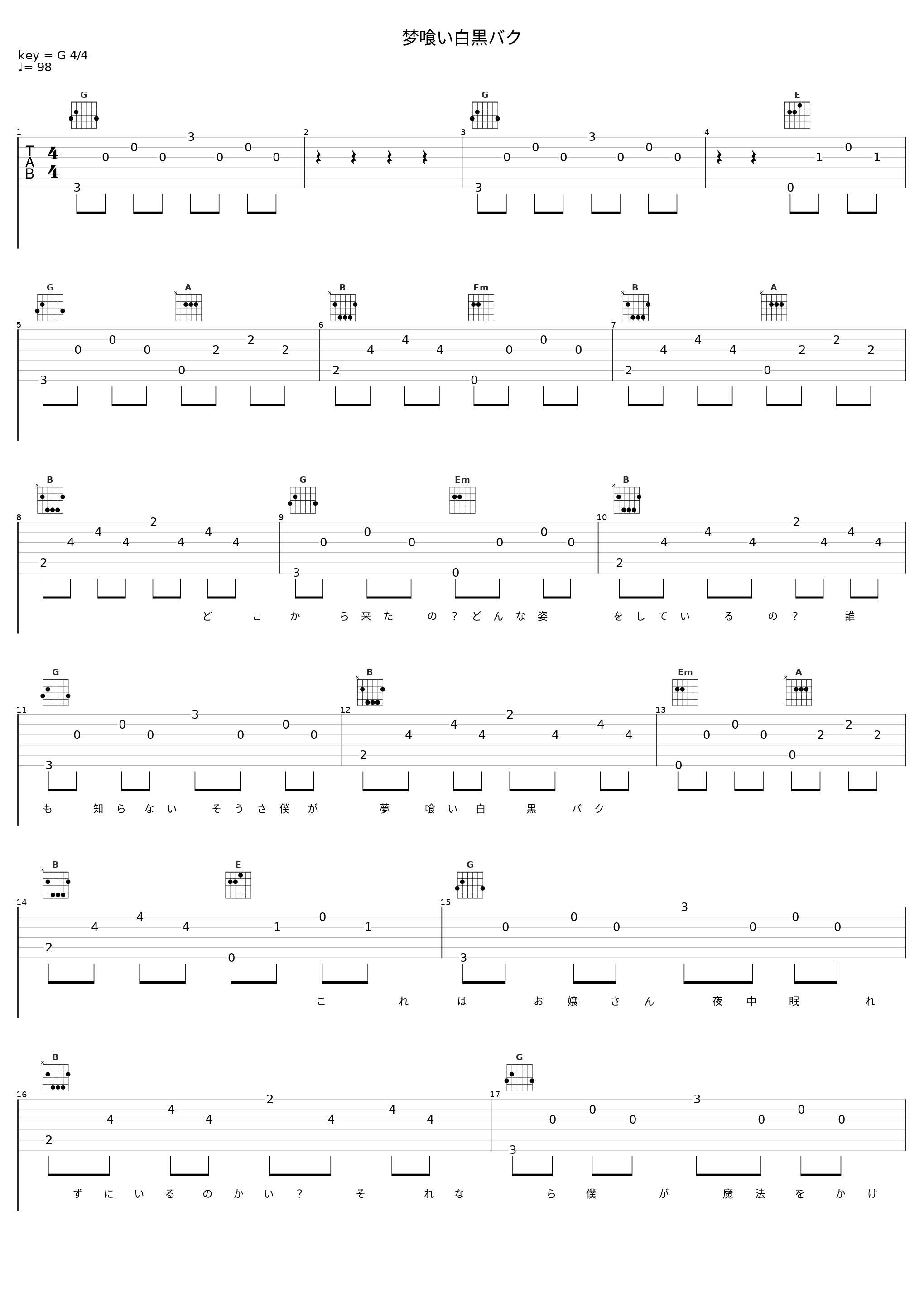 梦喰い白黒バク_Nem,镜音连_1