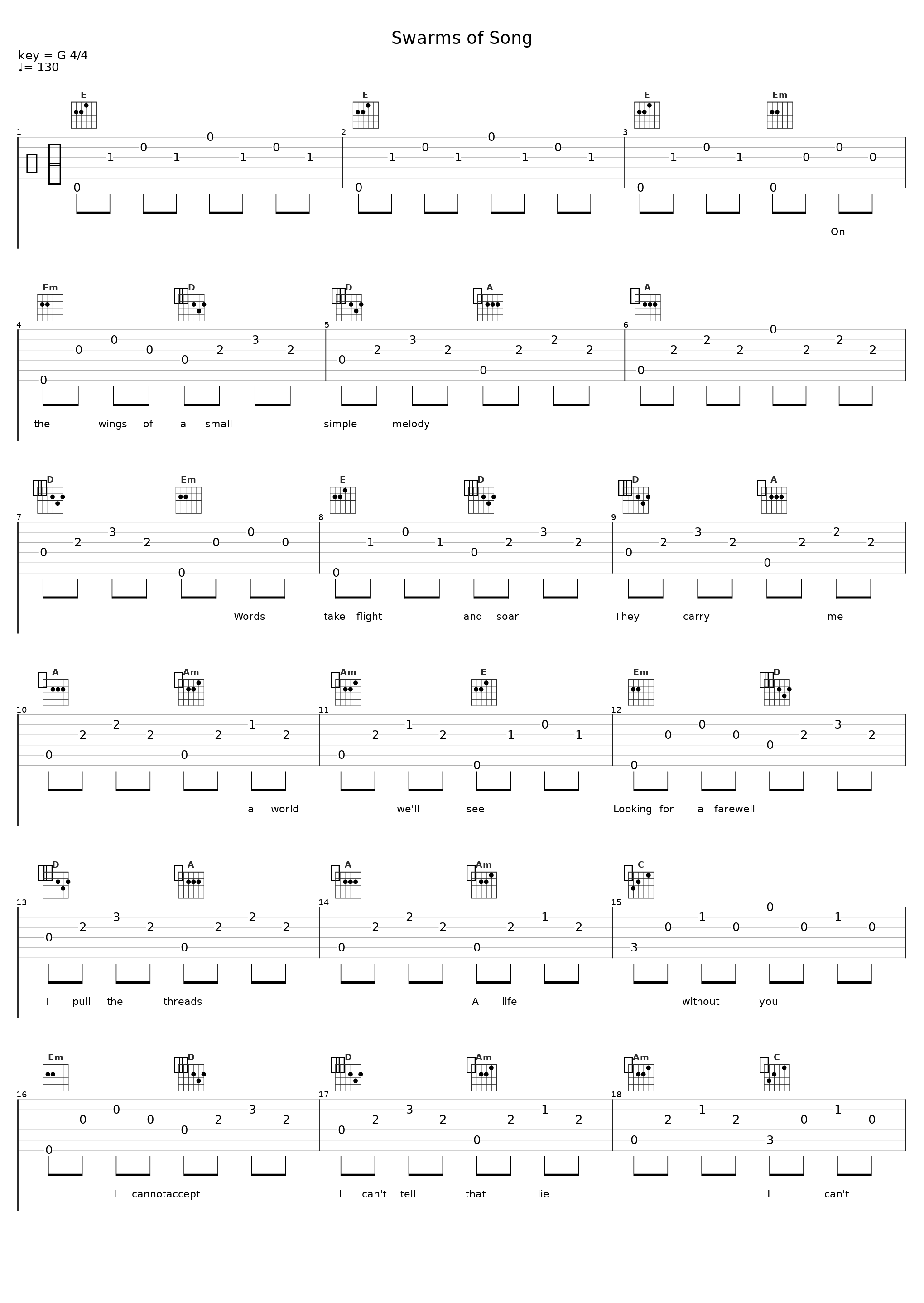 Swarms of Song_Belle_1