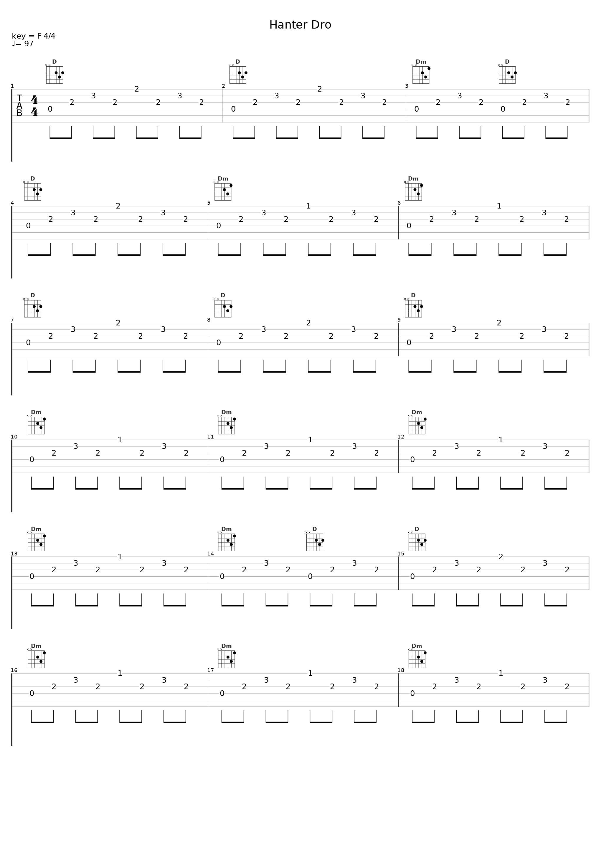 Hanter Dro_MUJI BGM_1