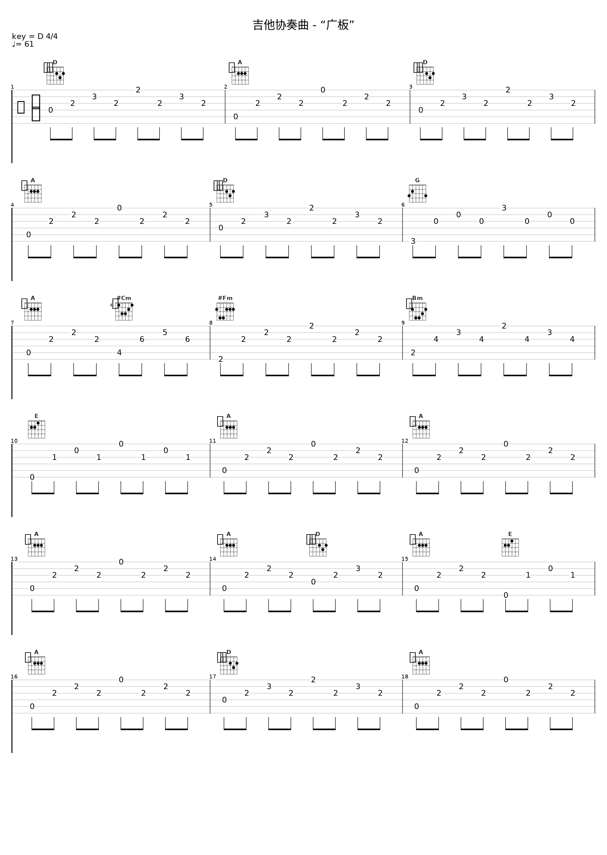 吉他协奏曲 - “广板”_Classical Artists_1