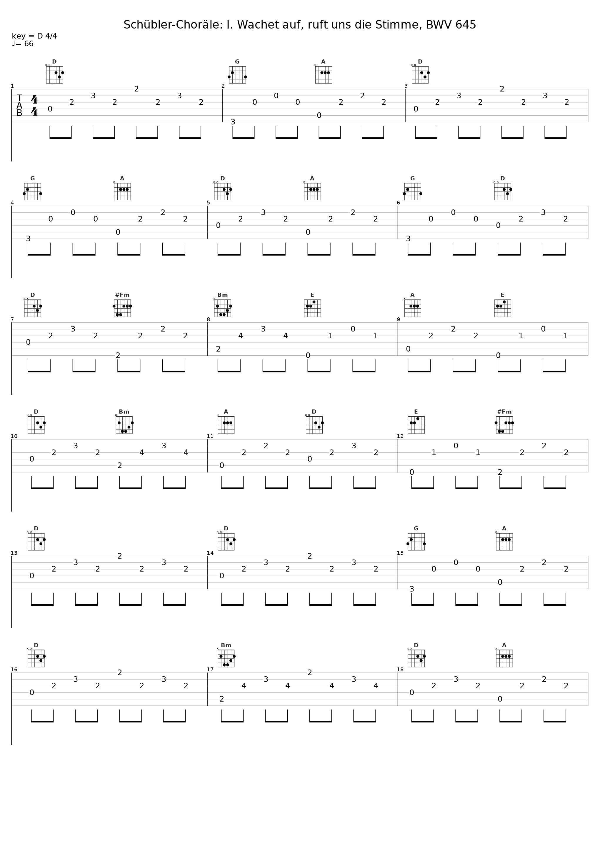 Schübler-Choräle: I. Wachet auf, ruft uns die Stimme, BWV 645_Johannes Trümpler_1