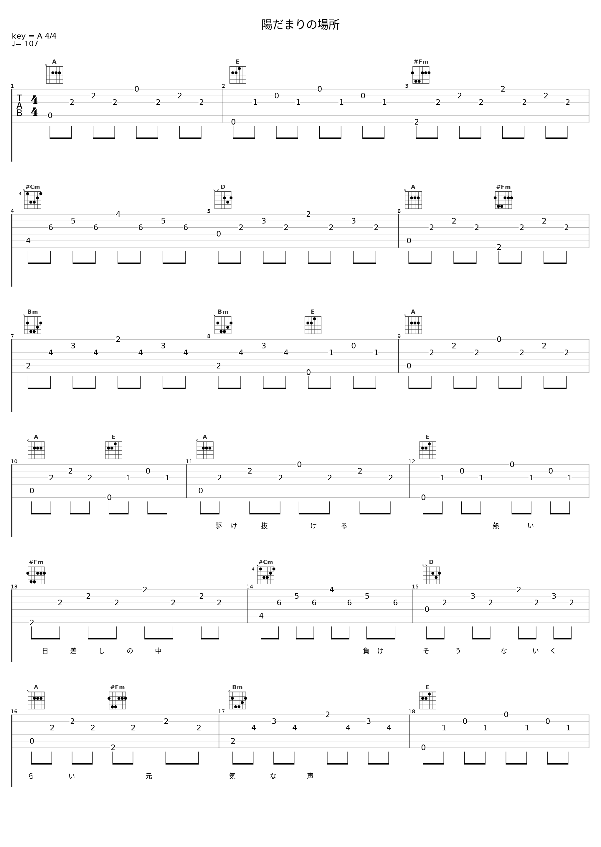 陽だまりの場所_镜音连_1
