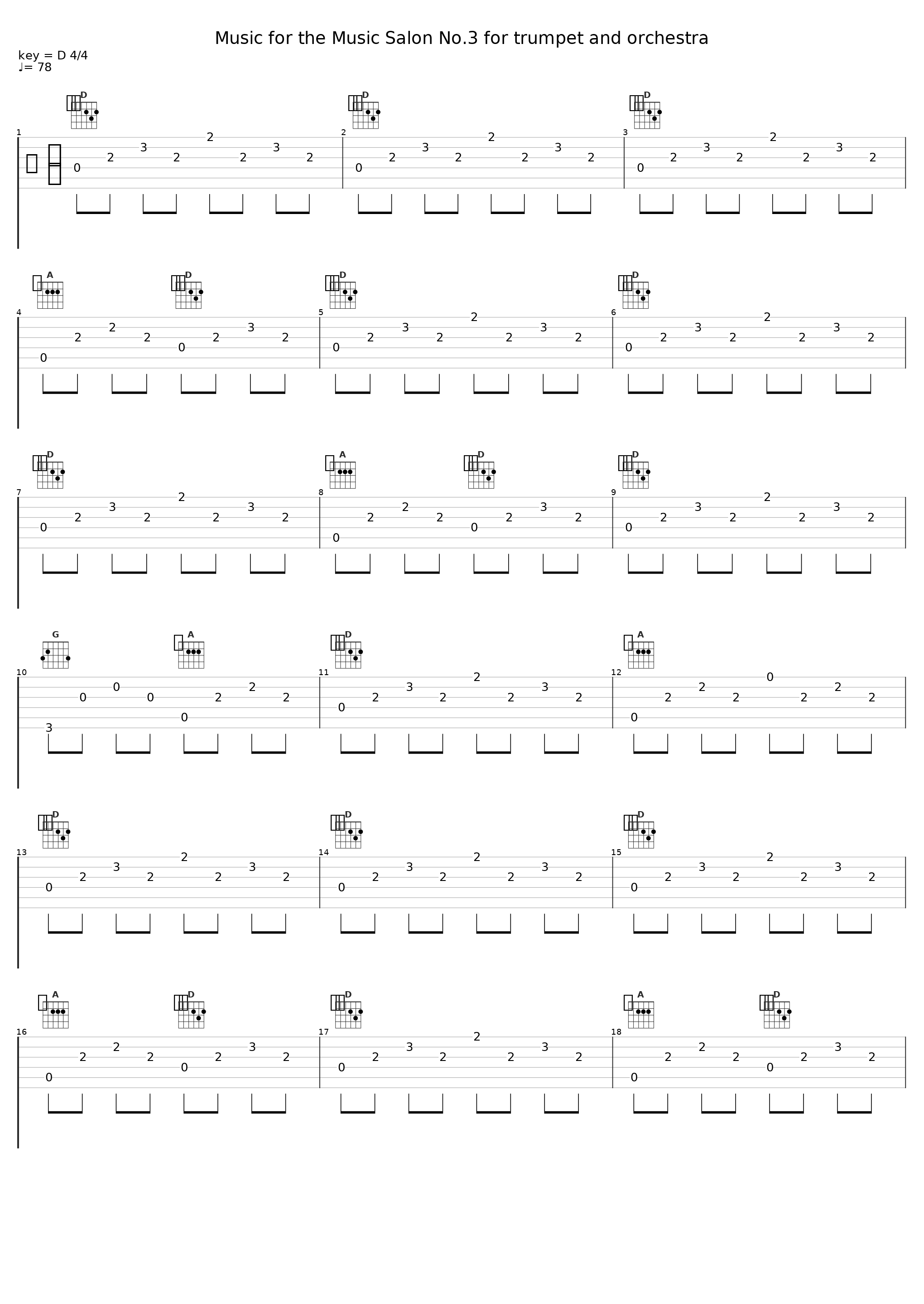 Music for the Music Salon No.3 for trumpet and orchestra_平野義久_1