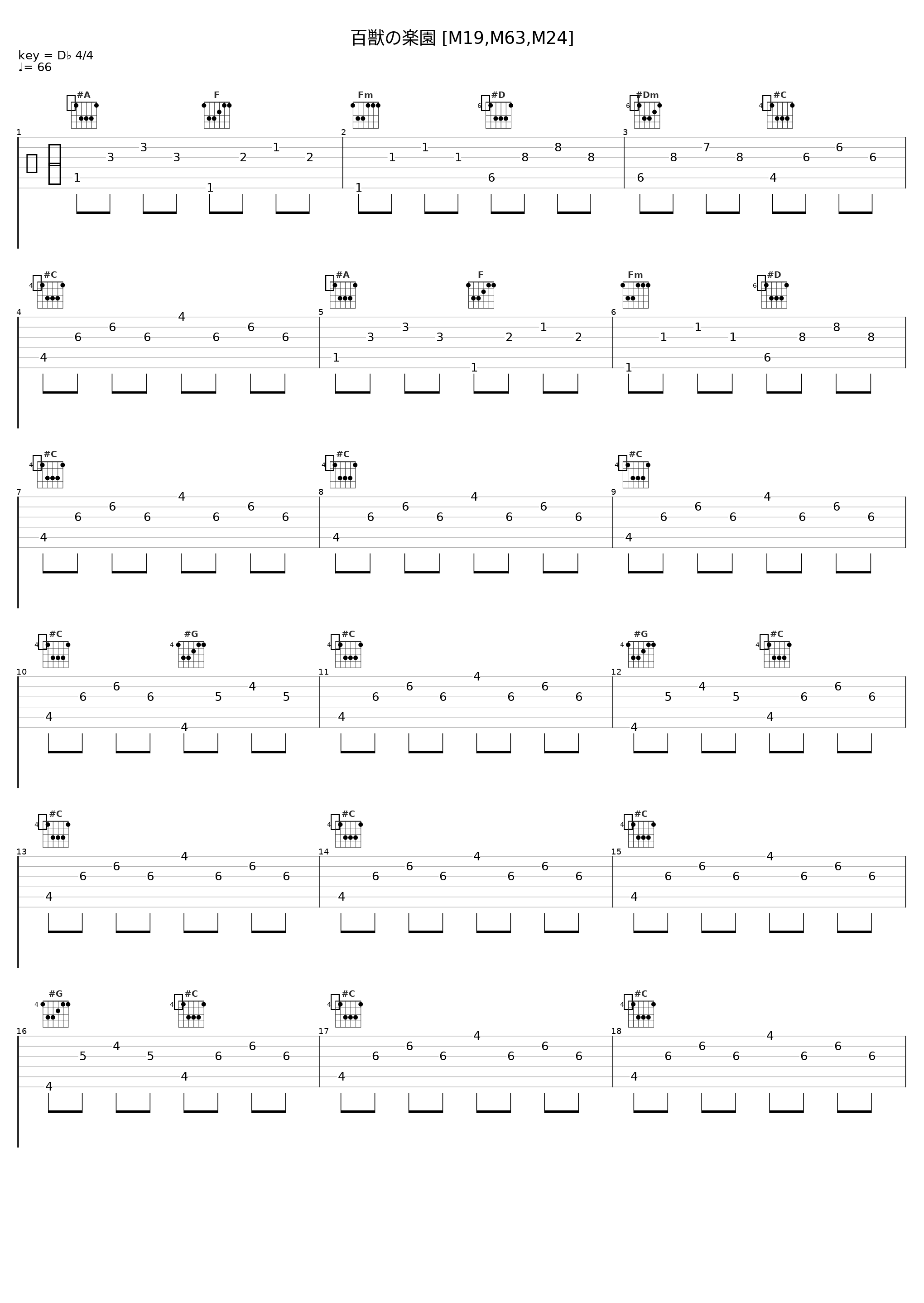 百獣の楽園 [M19,M63,M24]_中川幸太郎_1