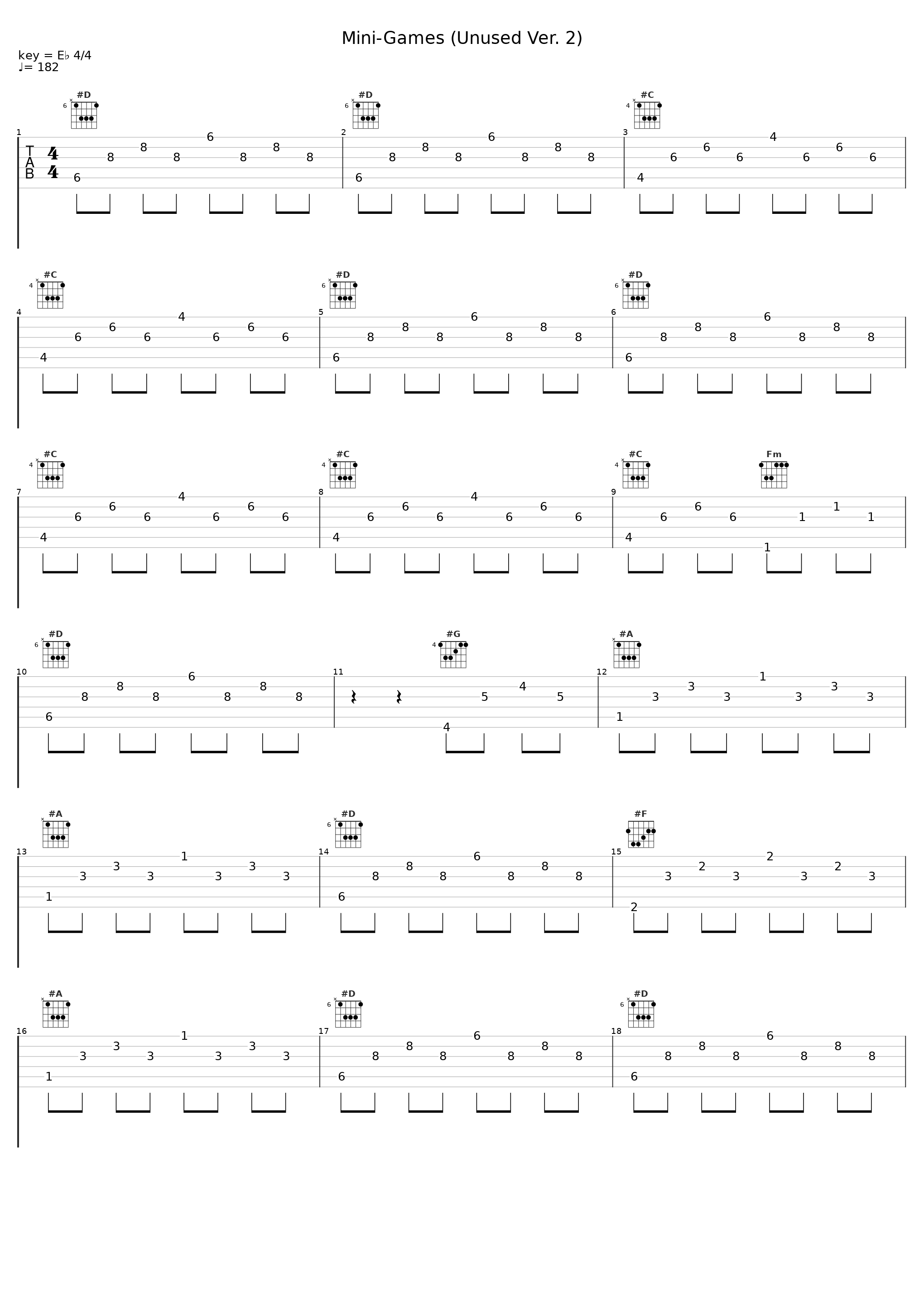 Mini-Games (Unused Ver. 2)_下村阳子_1