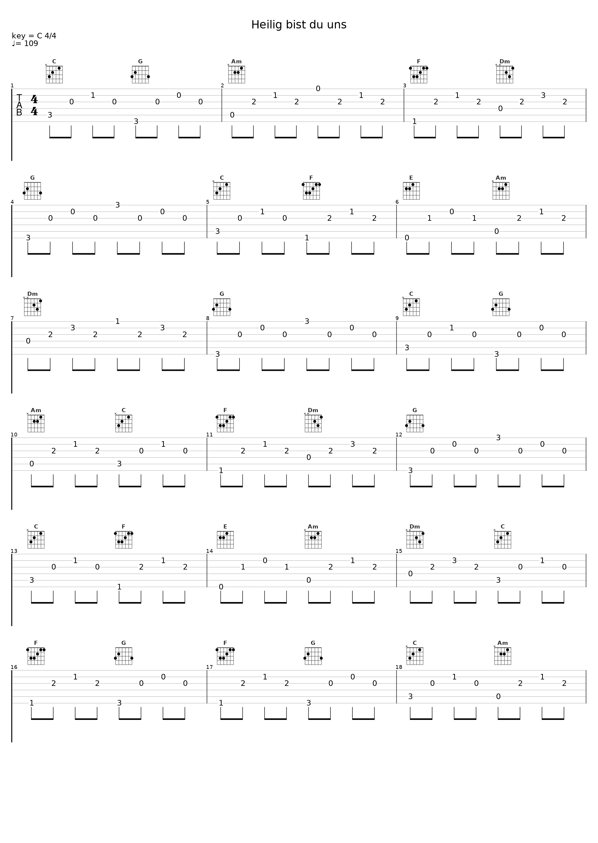 Heilig bist du uns_Reinhard Horn_1