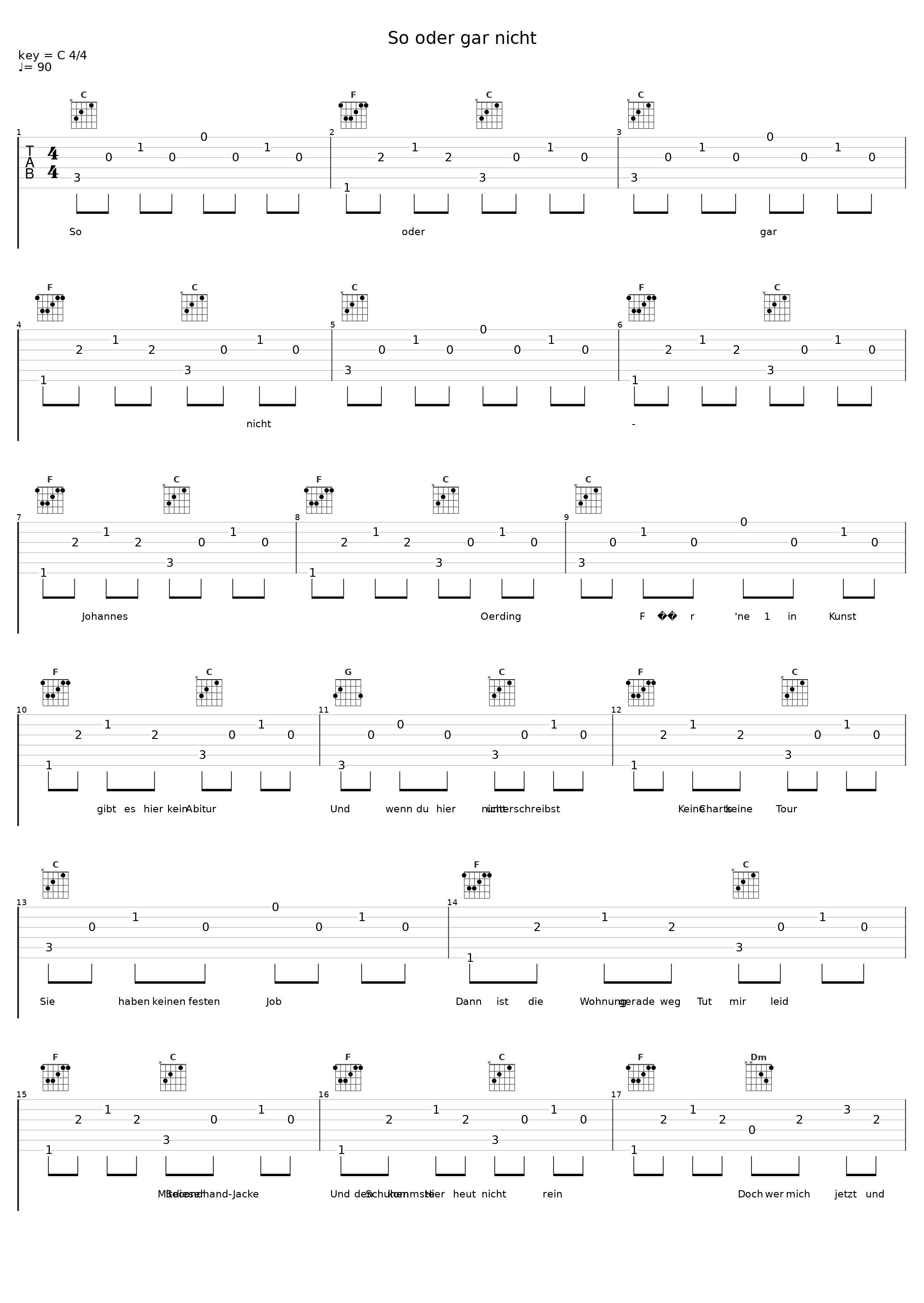 So oder gar nicht_Johannes Oerding_1