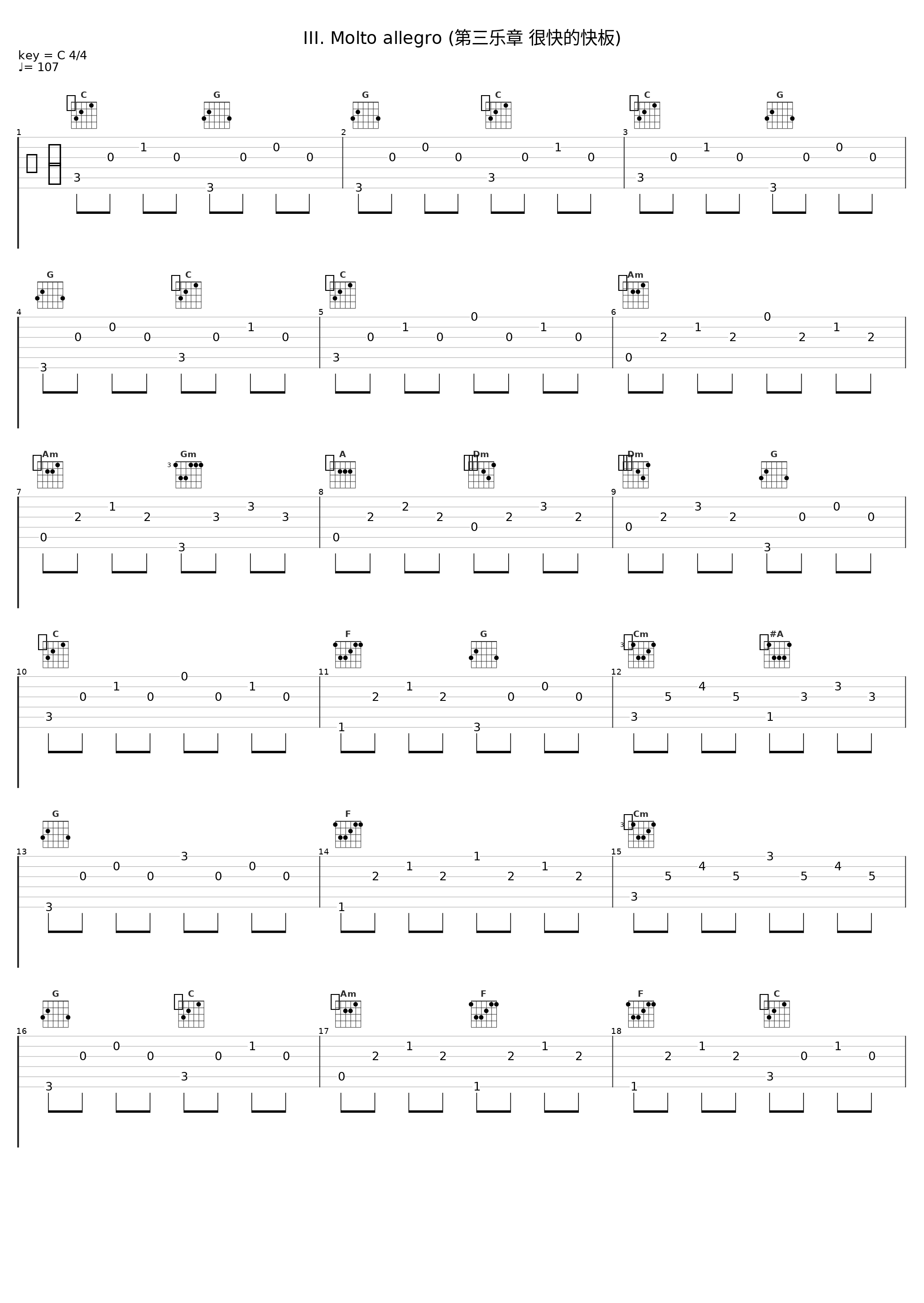 III. Molto allegro (第三乐章 很快的快板)_Classical Artists_1