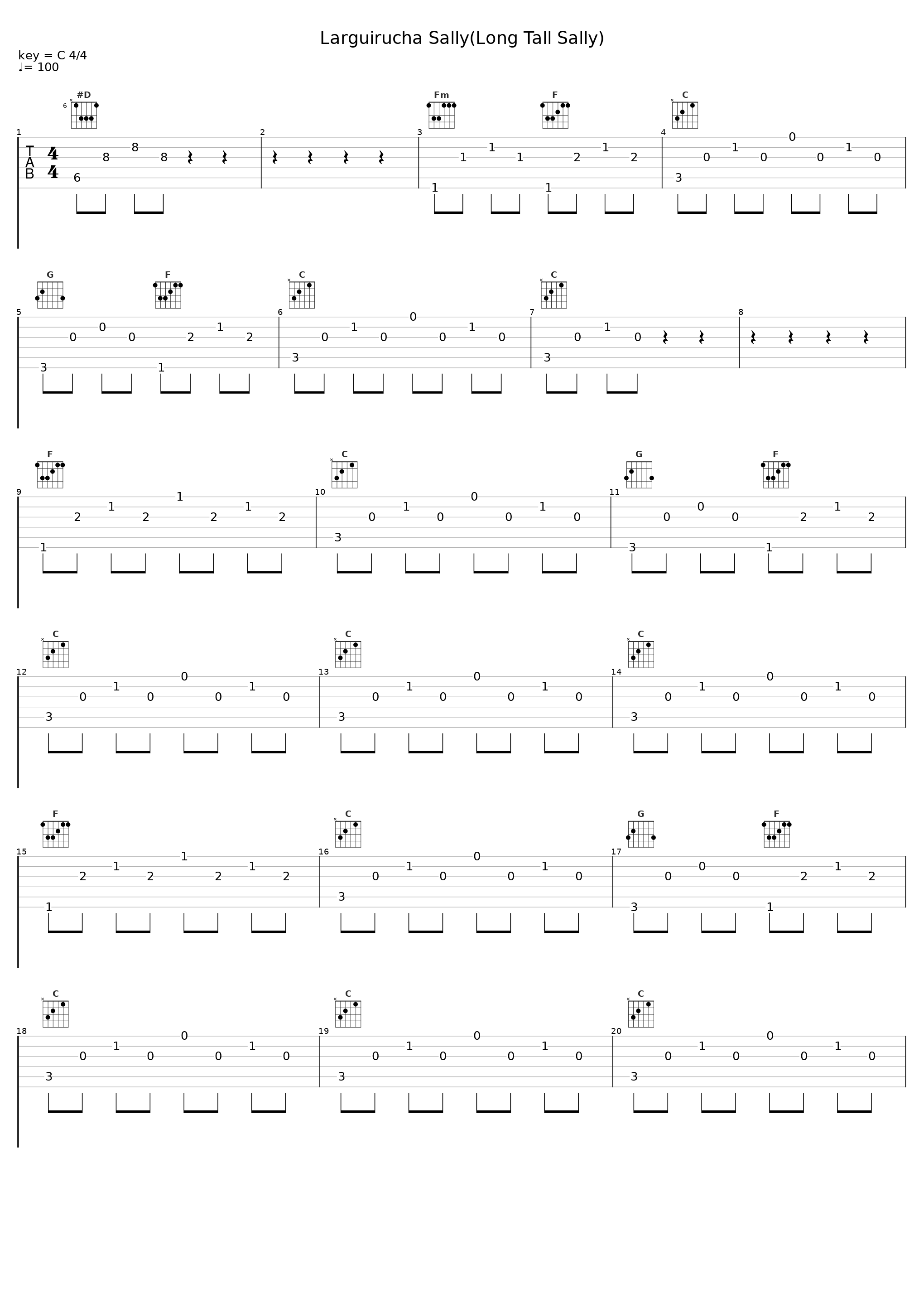 Larguirucha Sally(Long Tall Sally)_Stereos_1