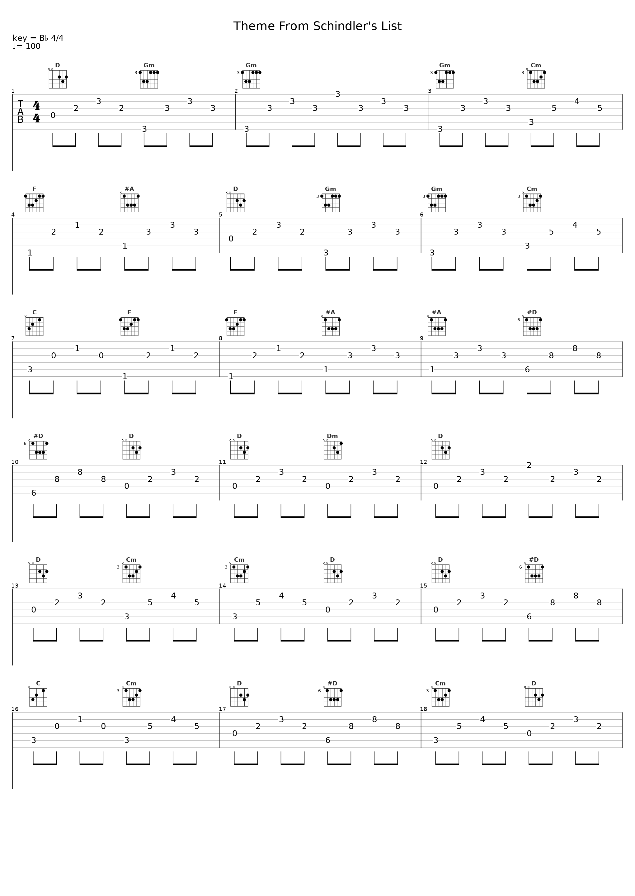 Theme From Schindler's List_Andy Mckee_1