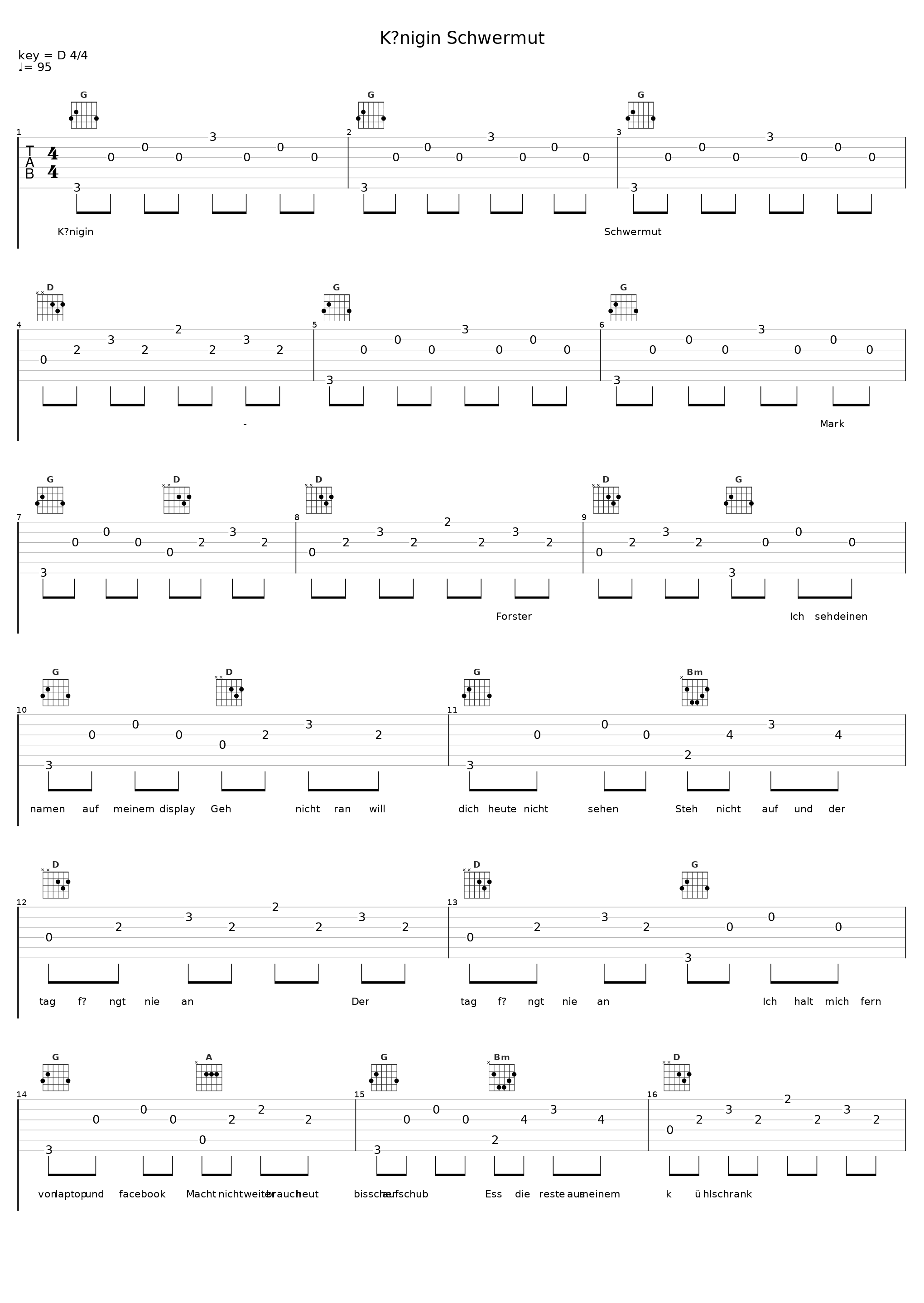 Königin Schwermut_Mark Forster_1