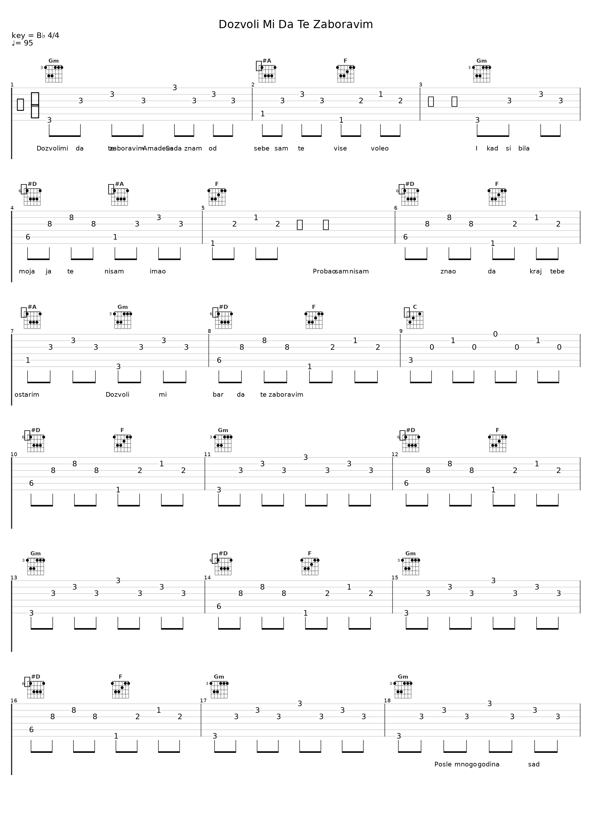 Dozvoli Mi Da Te Zaboravim_Amadeus Band_1