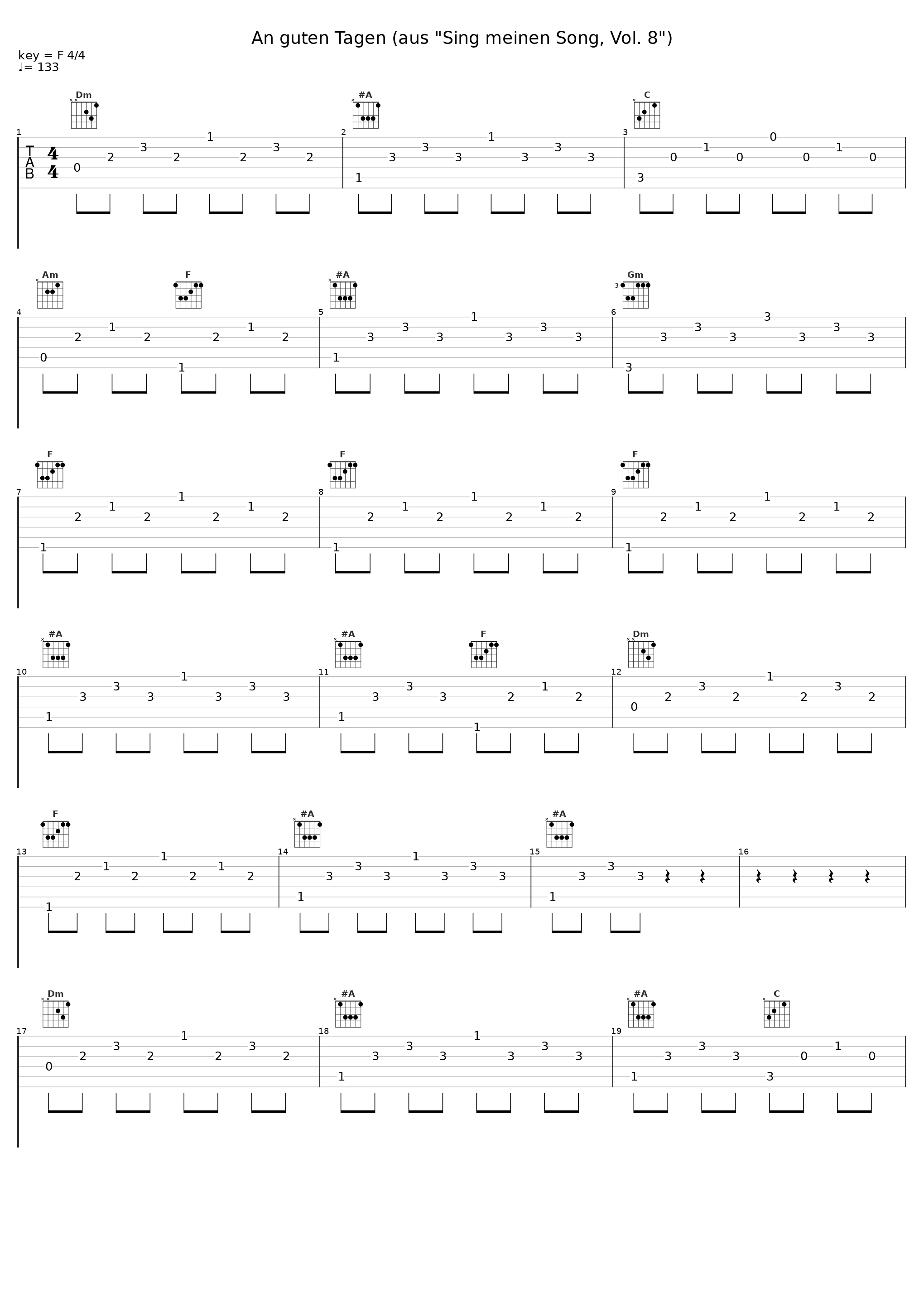 An guten Tagen (aus "Sing meinen Song, Vol. 8")_JORIS,Johannes Oerding_1