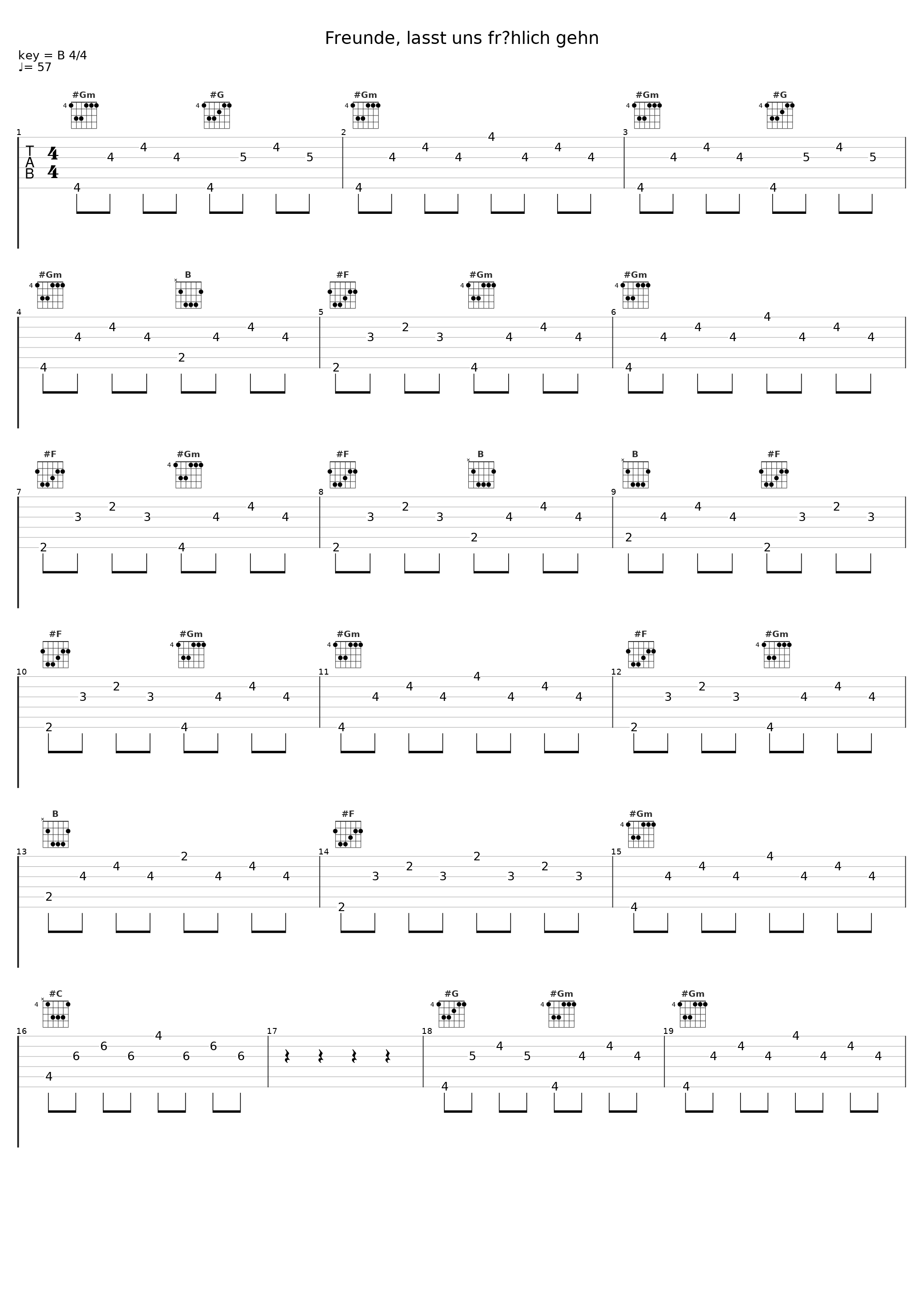 Freunde, lasst uns fröhlich gehn_Reinhard Horn_1