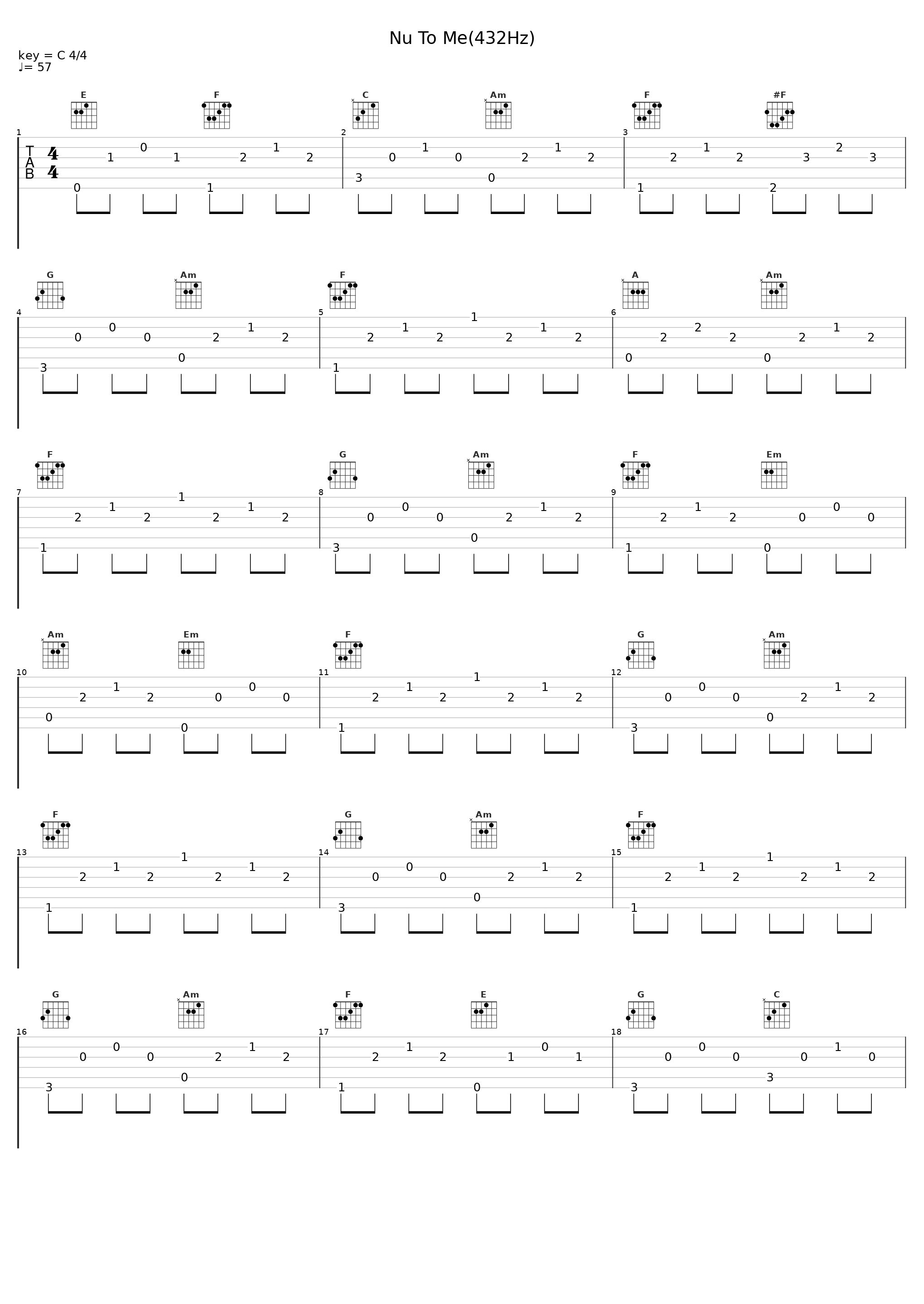Nu To Me(432Hz)_Maejor_1