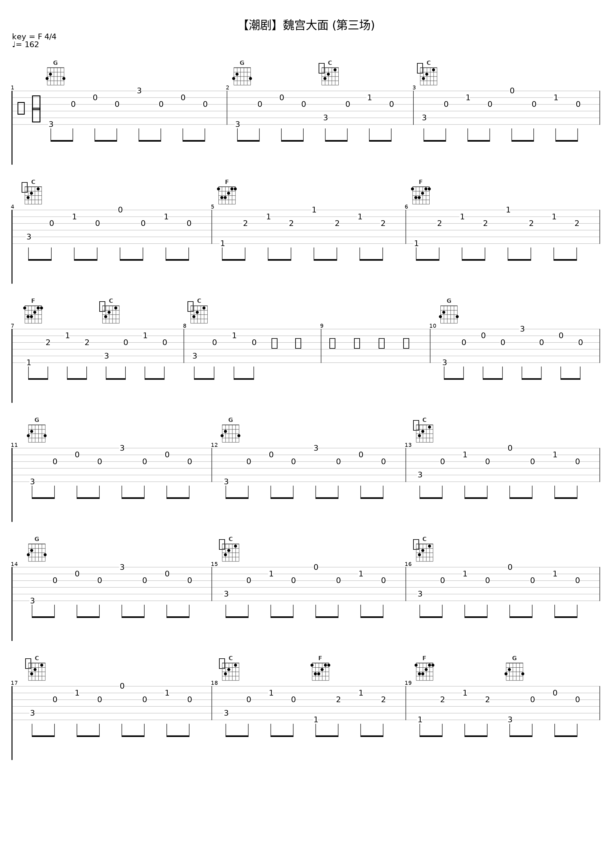 【潮剧】魏宫大面 (第三场)_戏曲_1