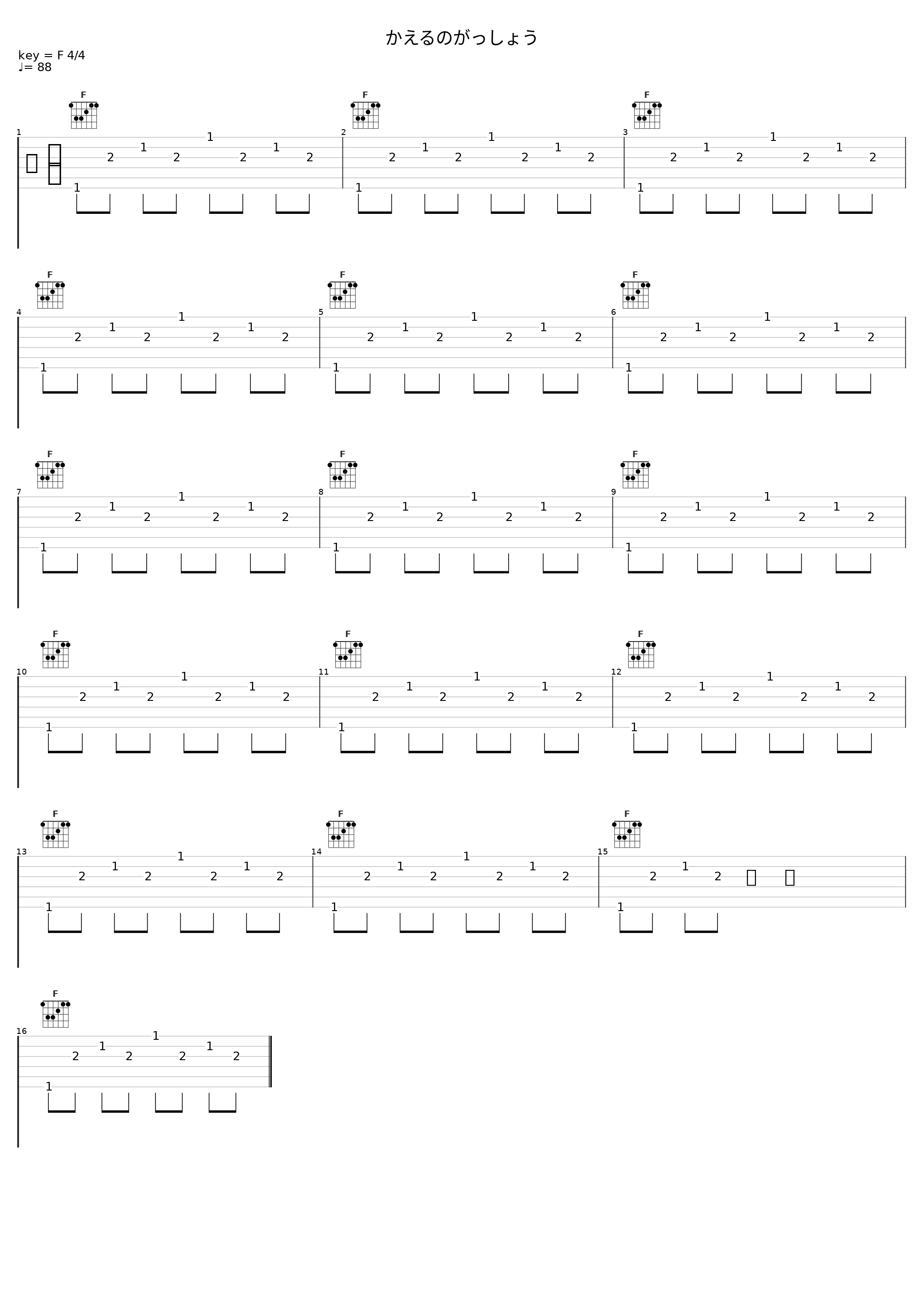かえるのがっしょう_杉並児童合唱団_1