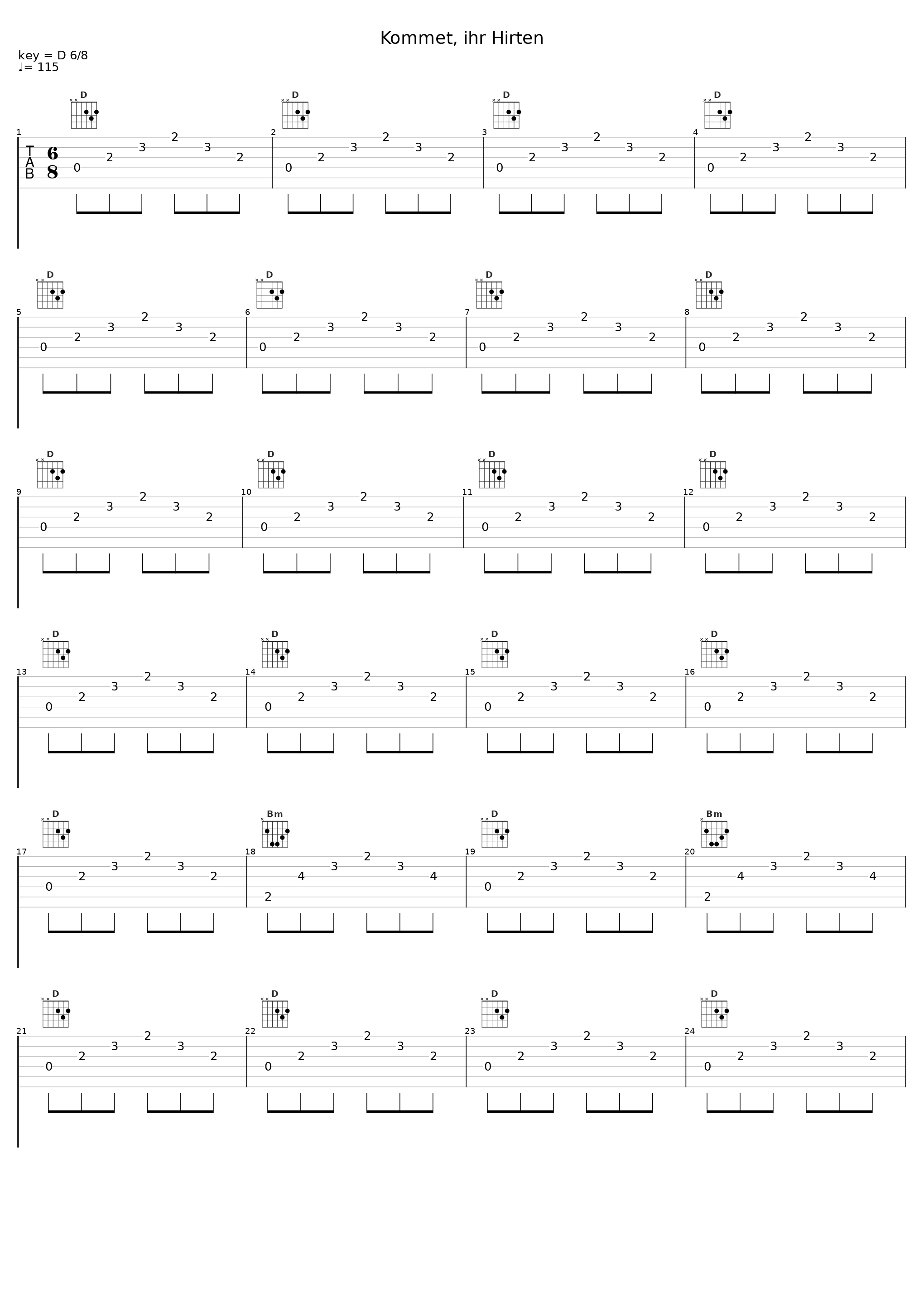 Kommet, ihr Hirten_Reinhard Horn_1