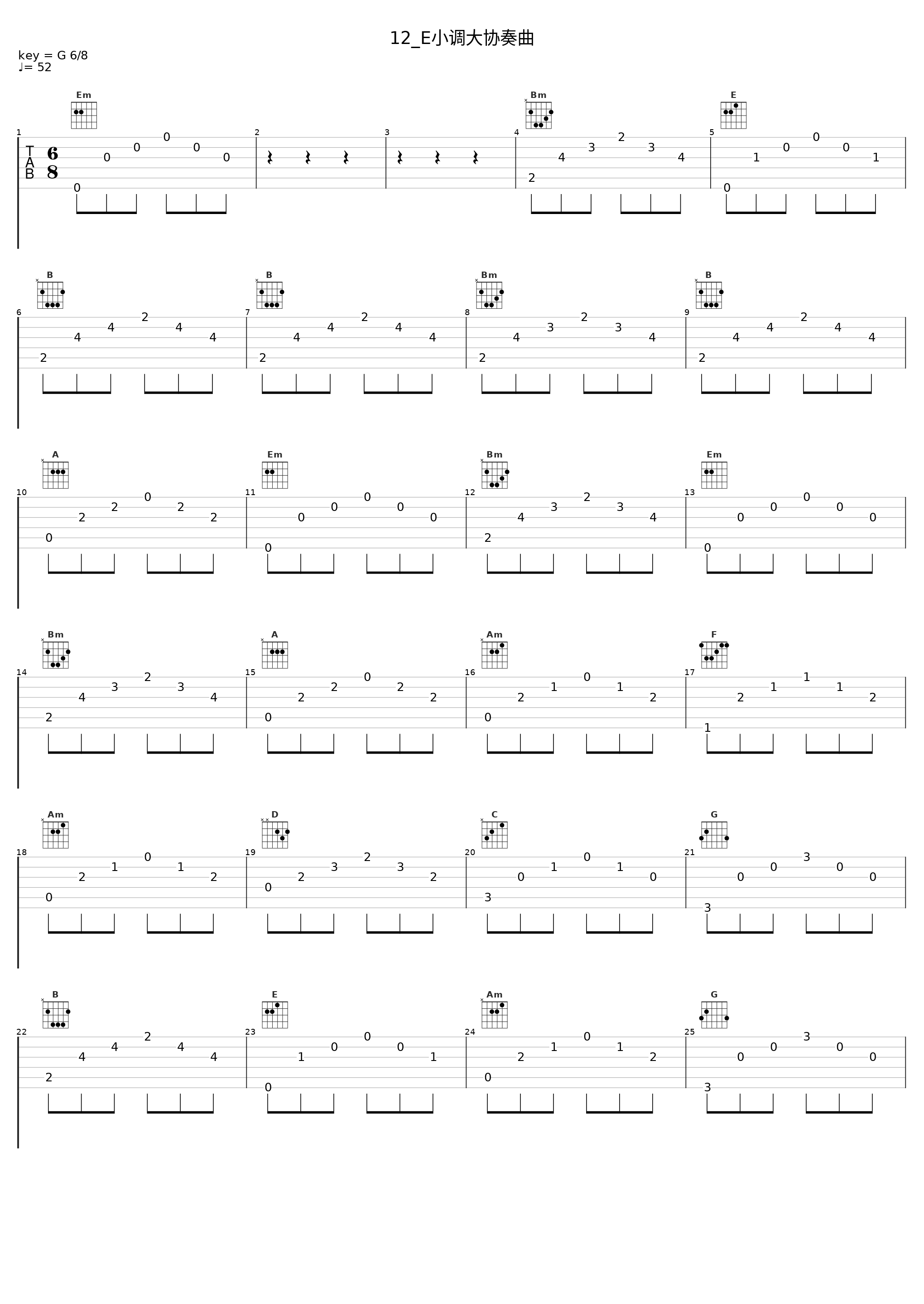 12_E小调大协奏曲_Classical Artists_1
