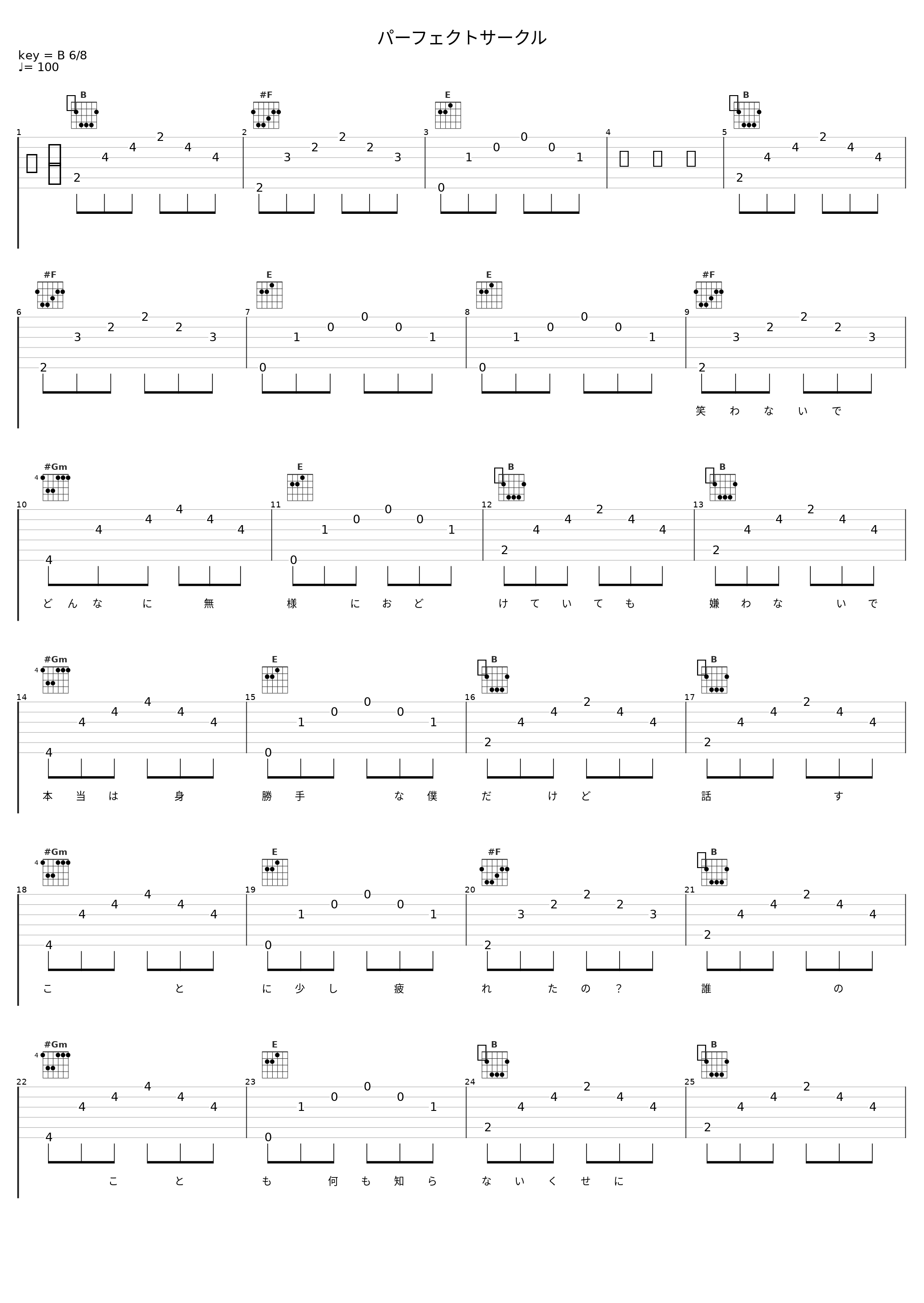 パーフェクトサークル_镜音连_1