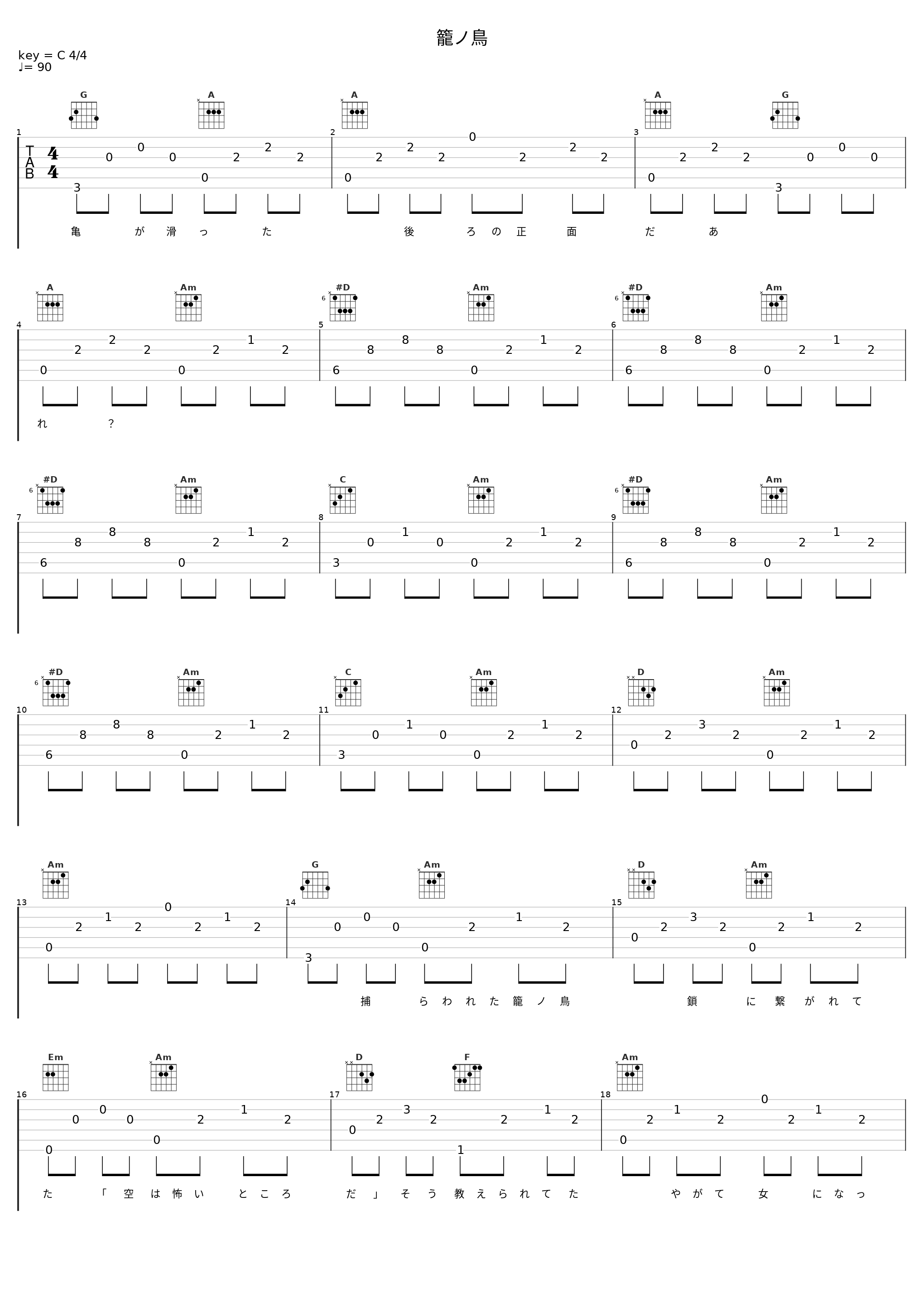 籠ノ鳥_镜音铃,MazoP_1