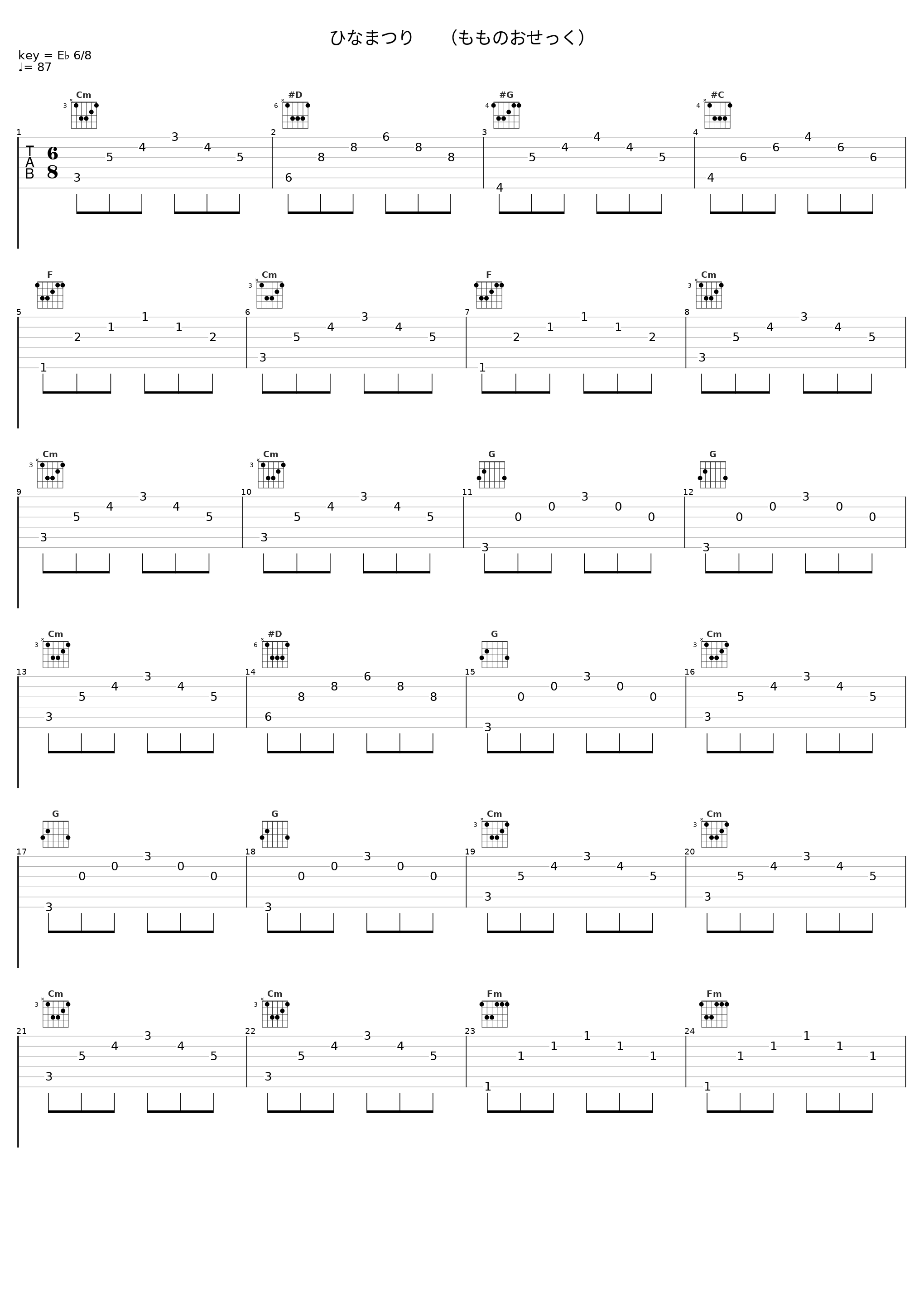 ひなまつり (もものおせっく)_杉並児童合唱団_1