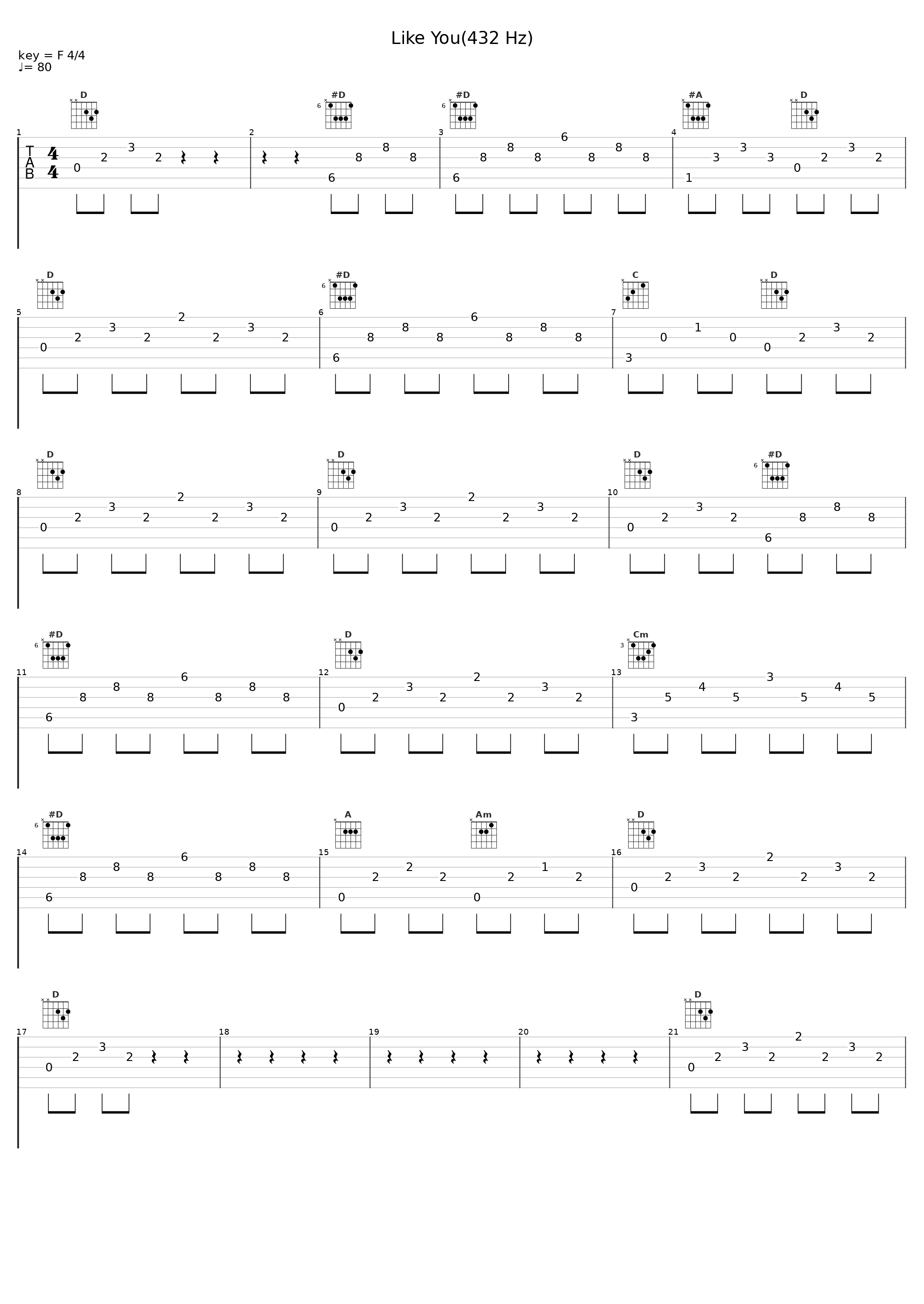 Like You(432 Hz)_Maejor_1