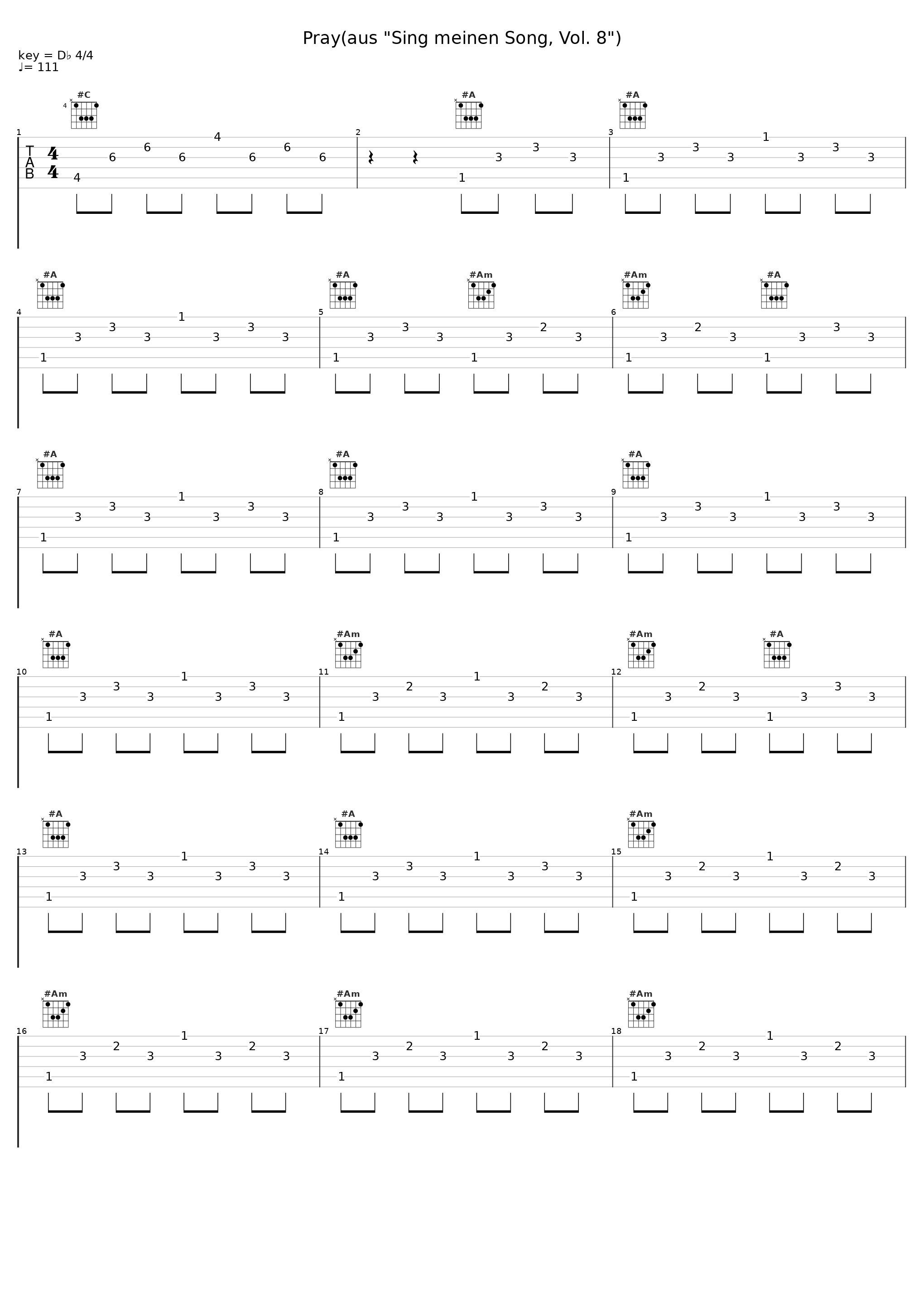 Pray(aus "Sing meinen Song, Vol. 8")_Johannes Oerding_1