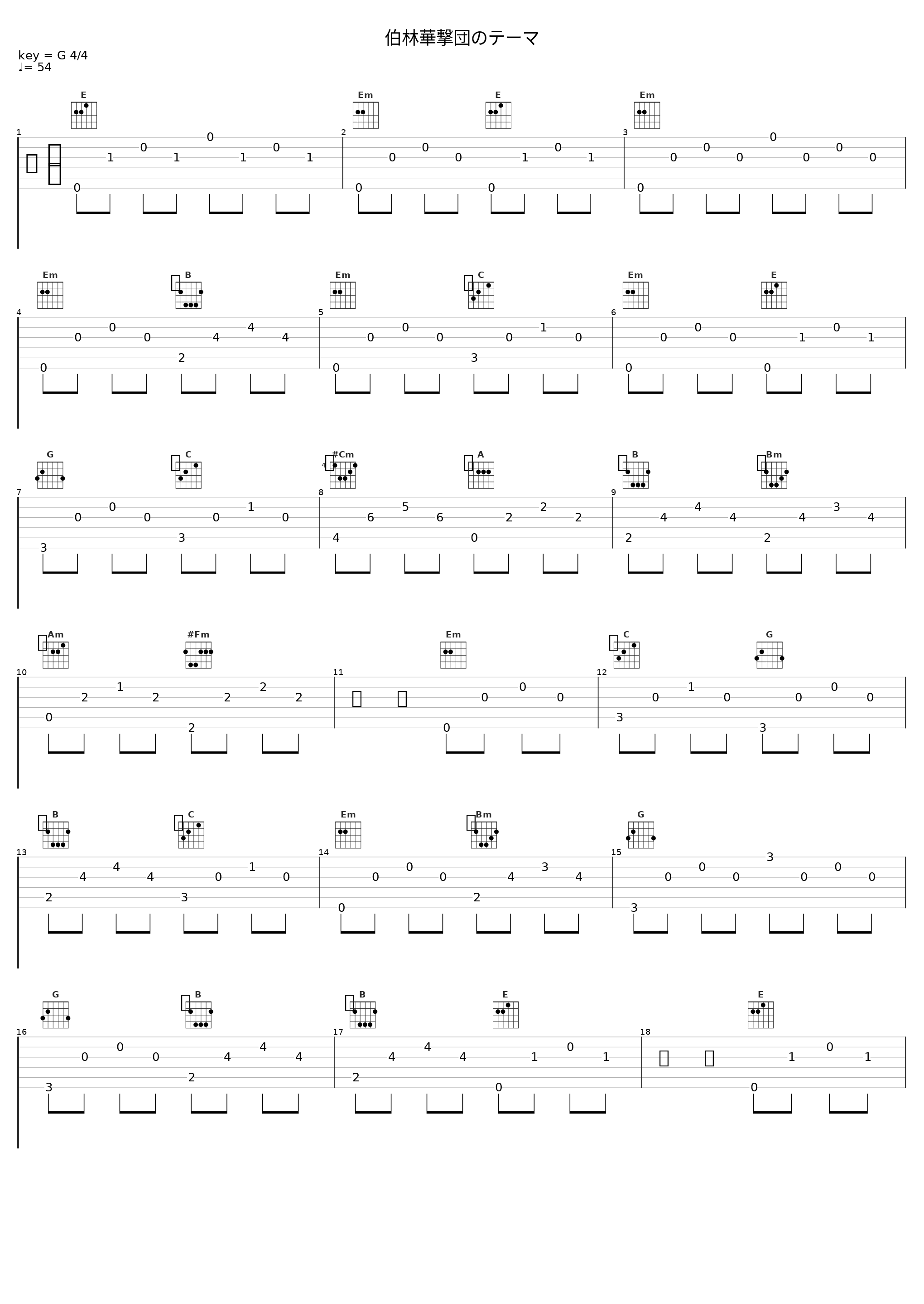 伯林華撃団のテーマ_田中公平_1