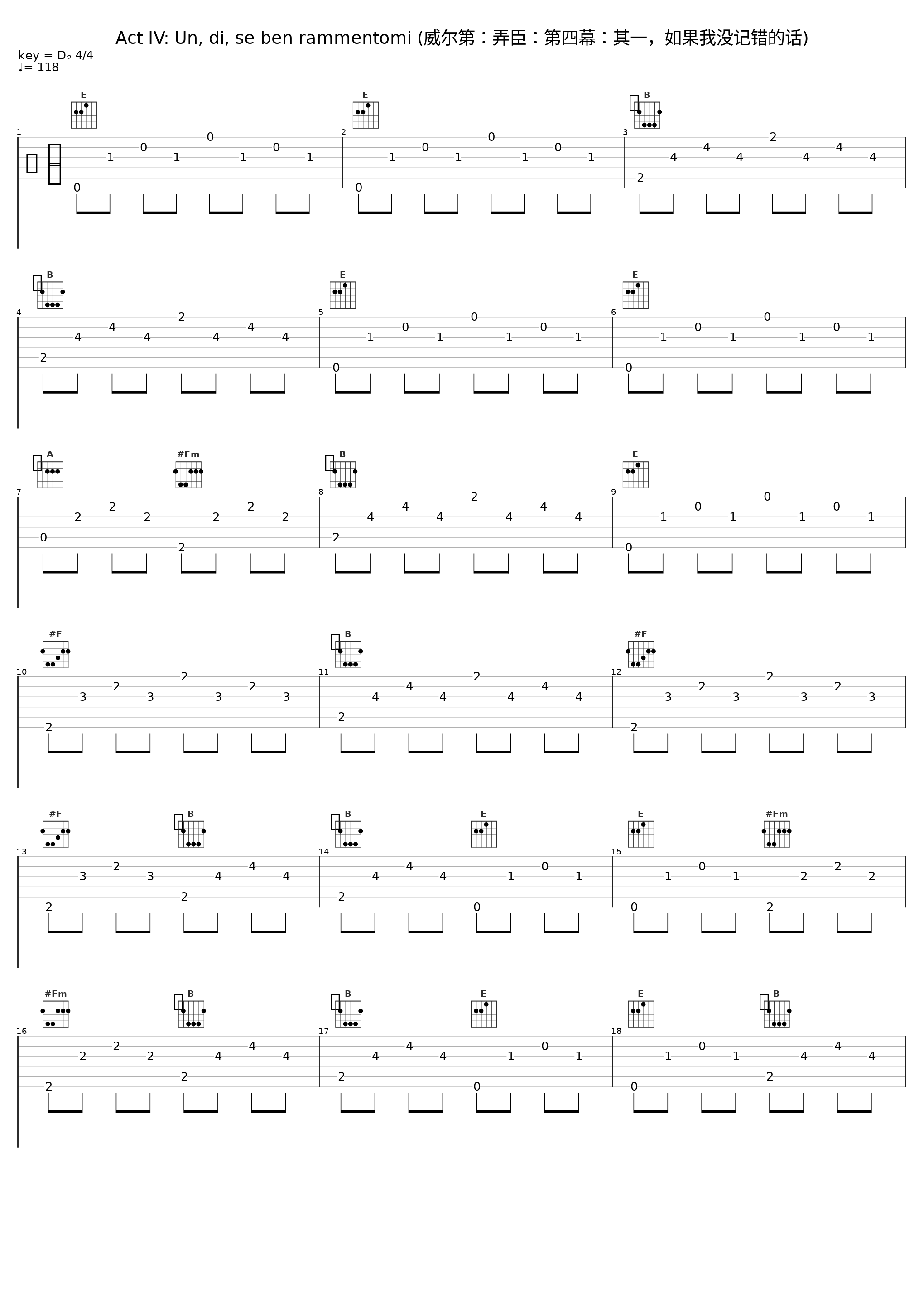Act IV: Un, di, se ben rammentomi (威尔第:弄臣:第四幕:其一,如果我没记错的话)_Erich Kunzel_1