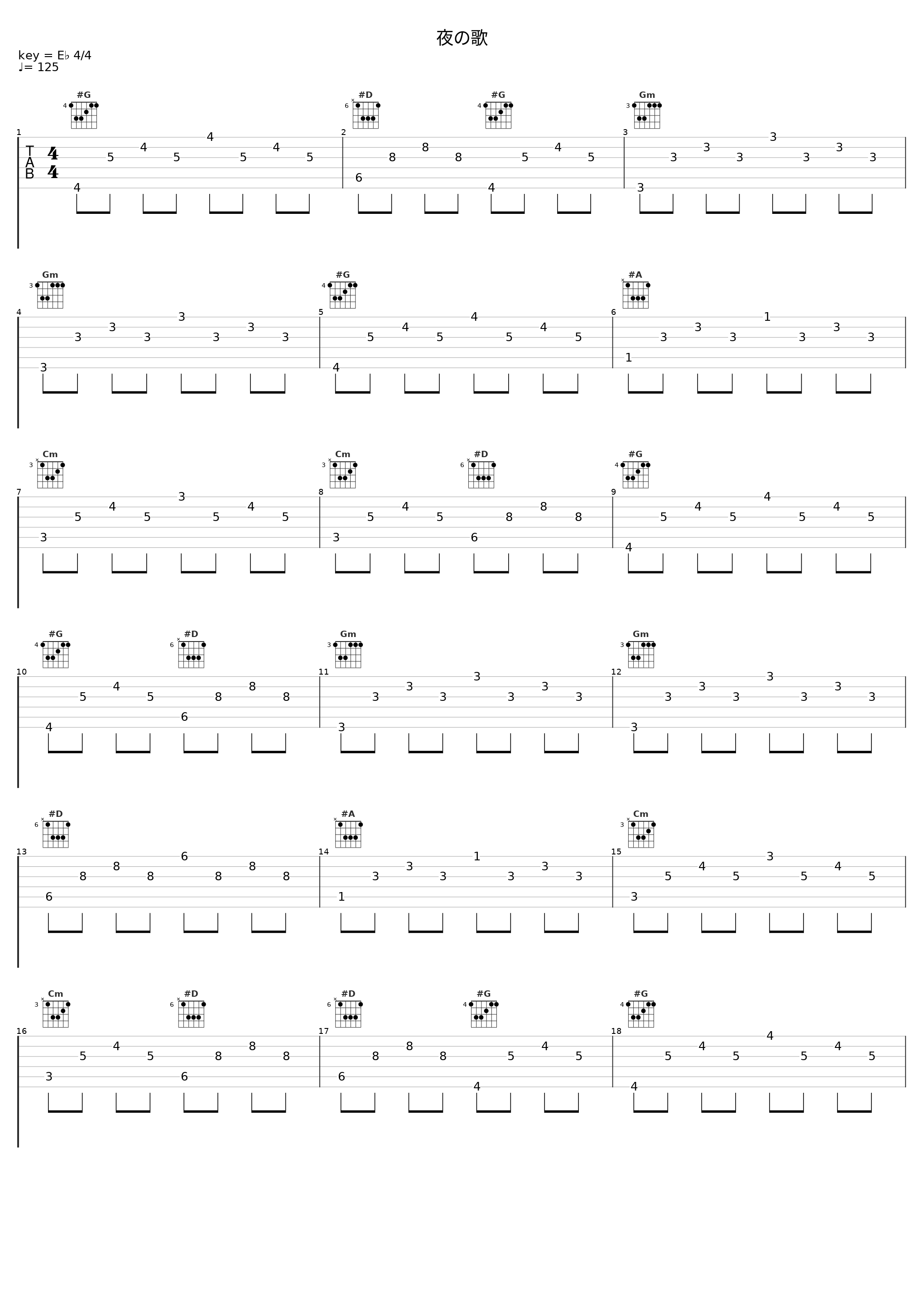 夜の歌_镜音连_1